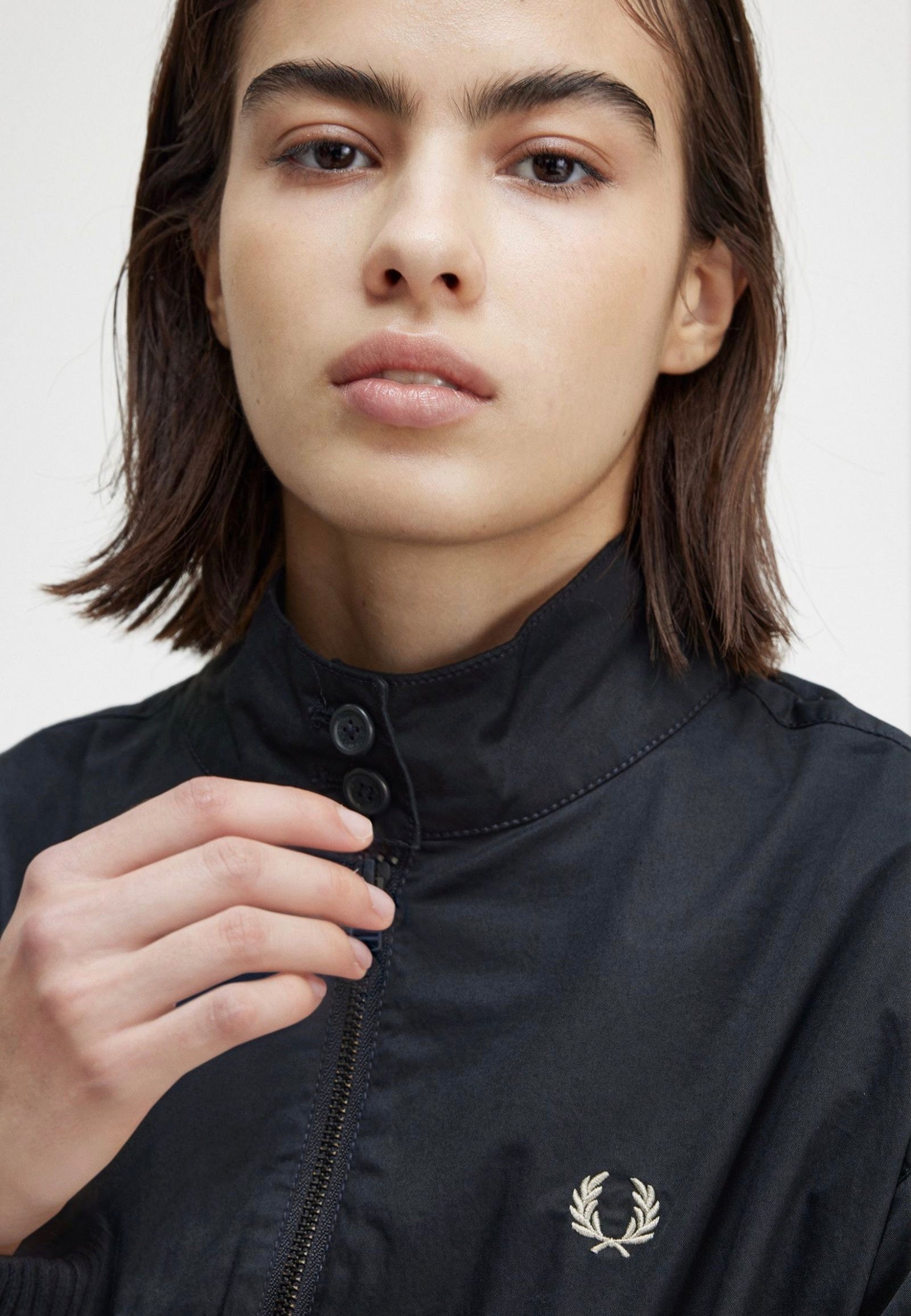 Fred Perry - Batwing Zip Through Navy - Jacket | Women-Image