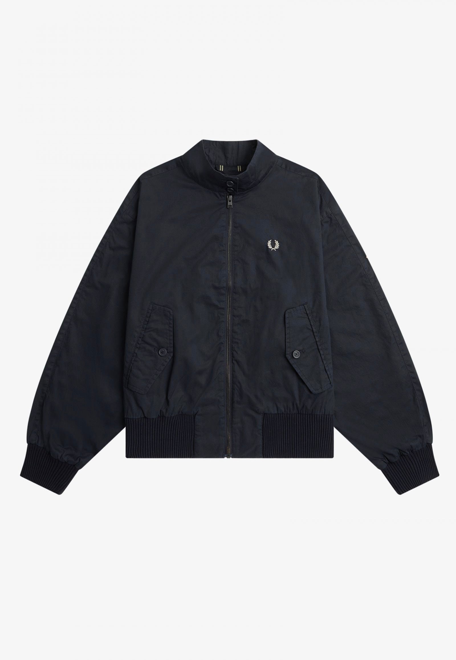 Fred Perry - Batwing Zip Through Navy - Jacket | Women-Image