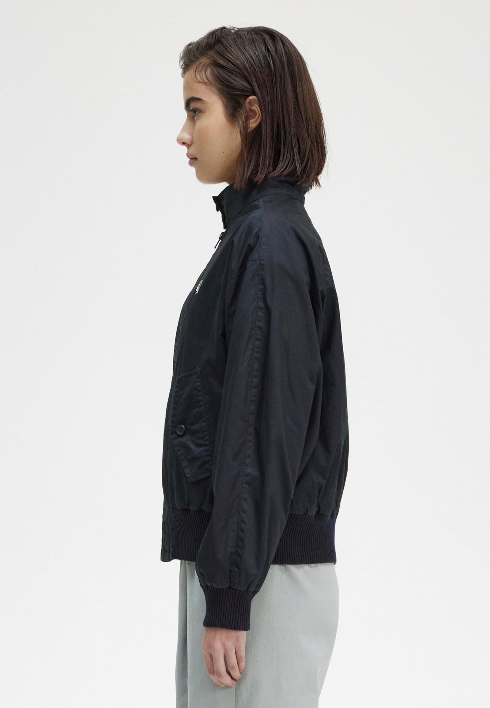 Fred Perry - Batwing Zip Through Navy - Jacket | Women-Image