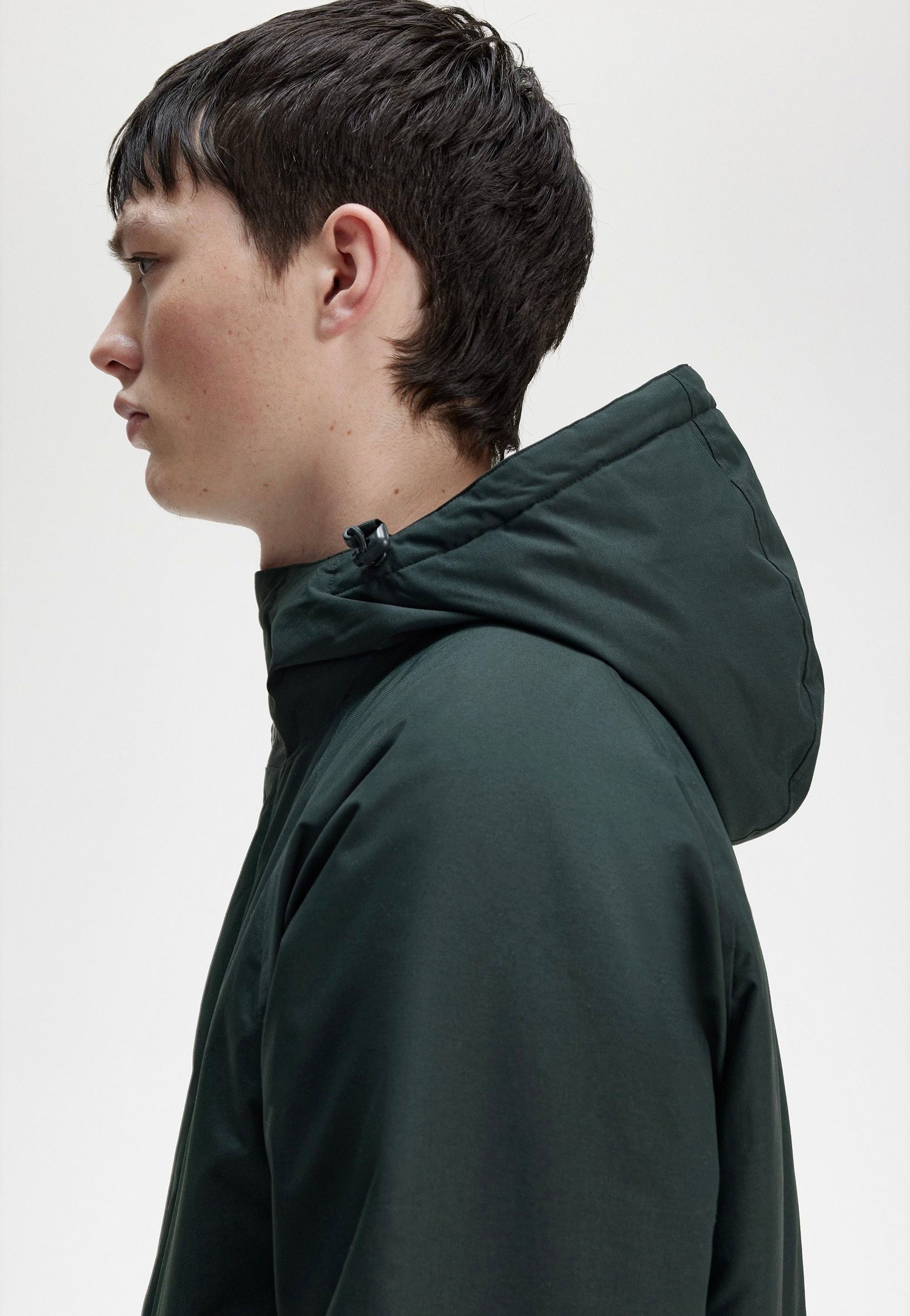 Fred Perry - Padded Zip Through Night Green - Jacket | Men-Image