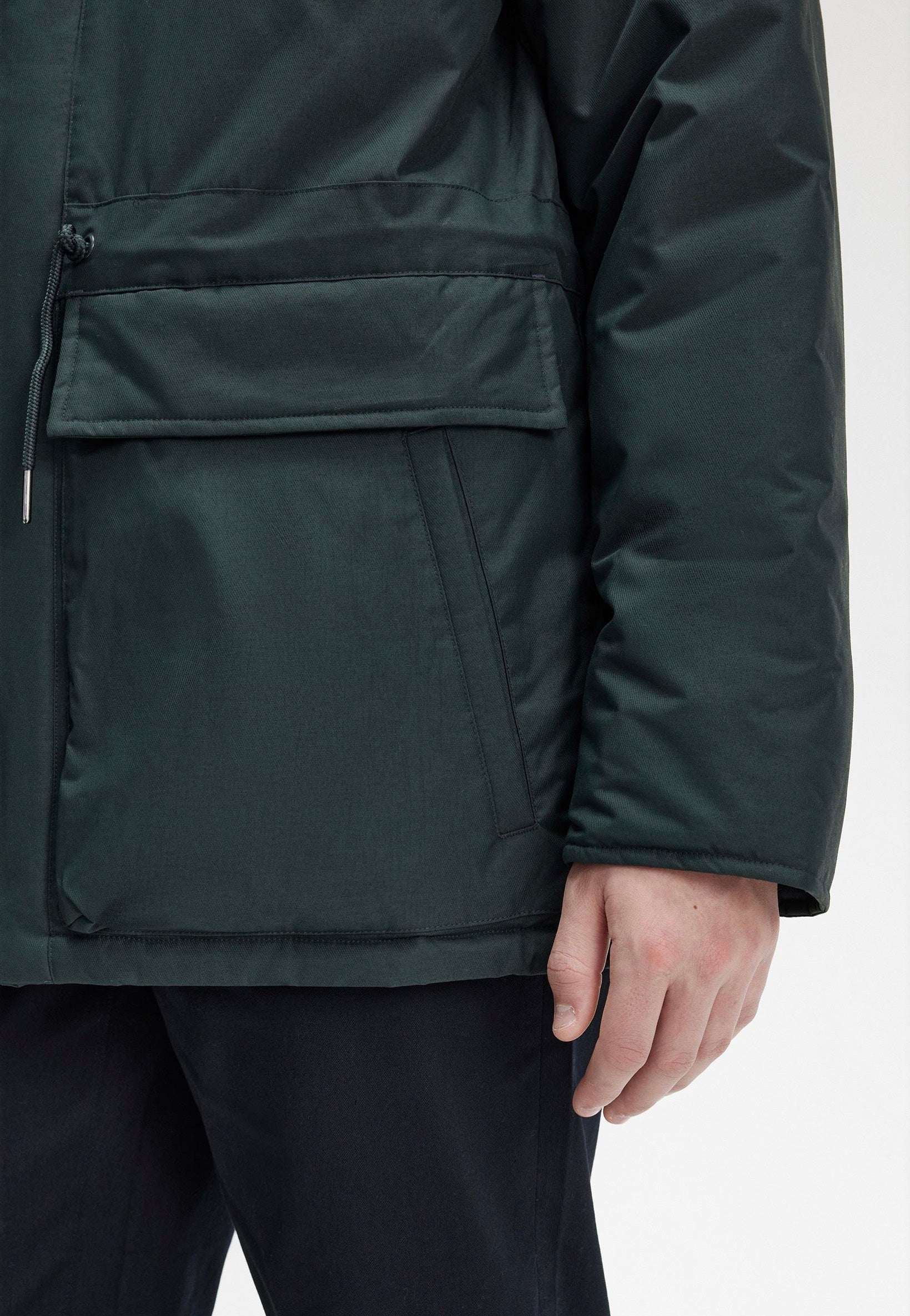 Fred Perry - Padded Zip Through Night Green - Jacket | Men-Image