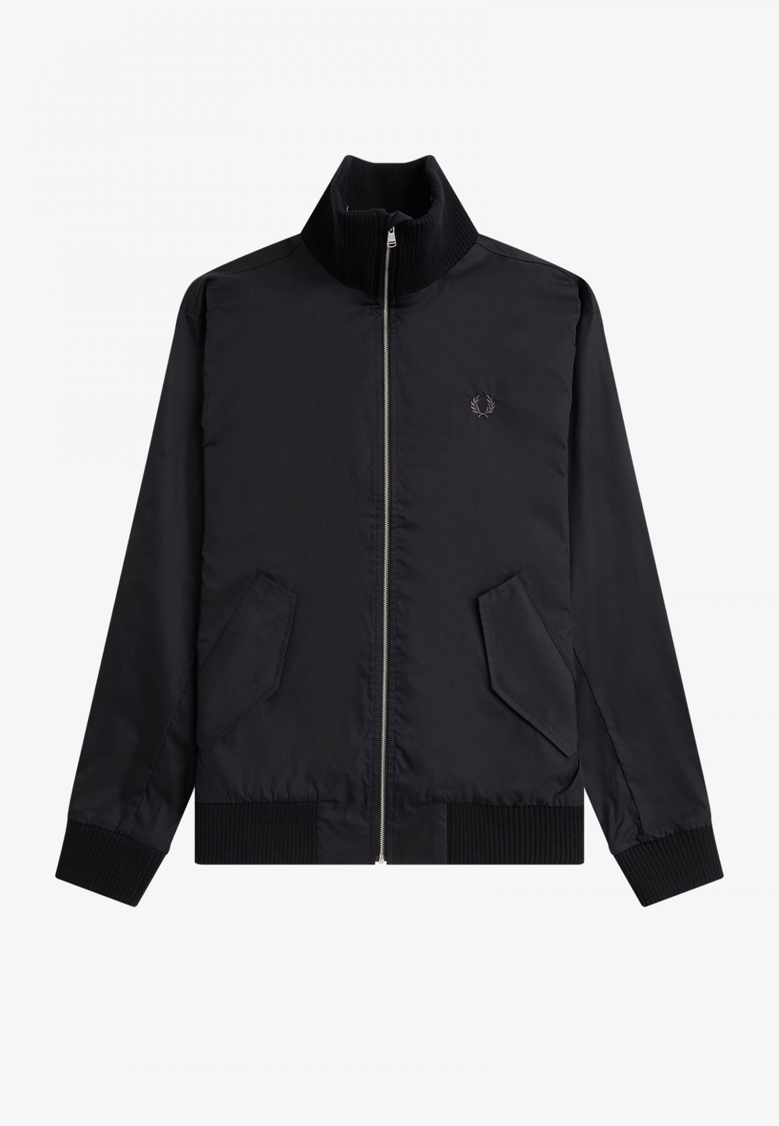 Fred Perry - Knitted Rib Tennis Black - Jacket | Men-Image