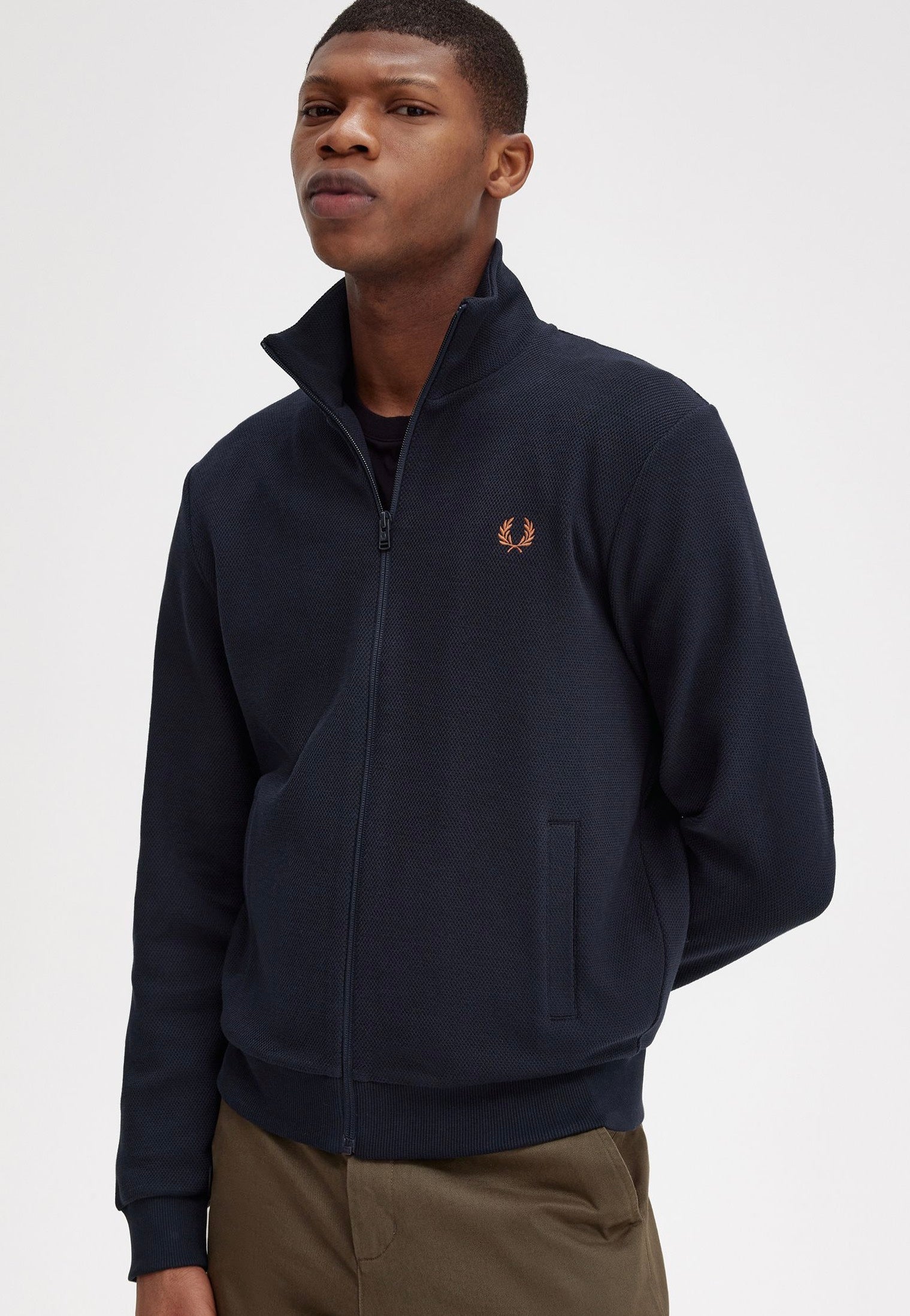 Fred Perry - Laurel Wreath Navy - Track Jacket | Men-Image