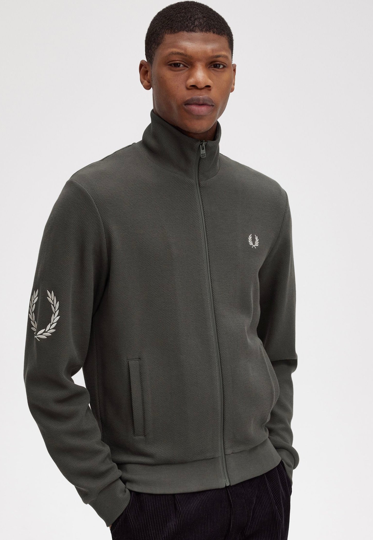 Fred Perry - Laurel Wreath Field Green - Track Jacket | Men-Image