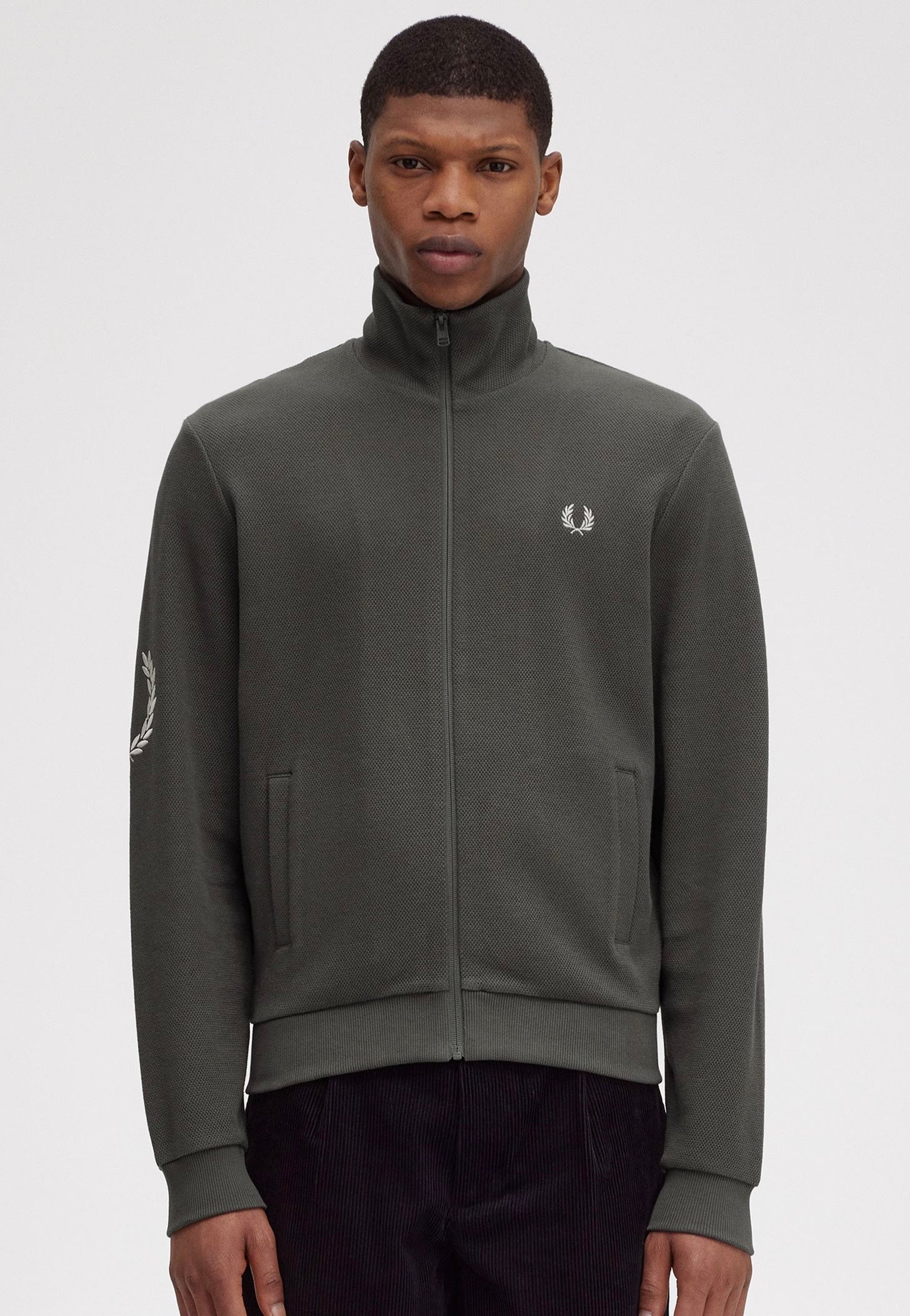 Fred Perry - Laurel Wreath Field Green - Track Jacket | Men-Image