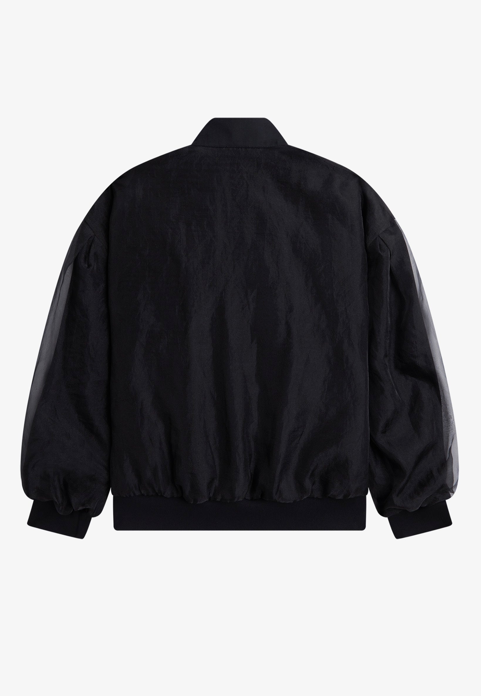 Fred Perry - Sheer Overlay Black - Jacket | Women-Image