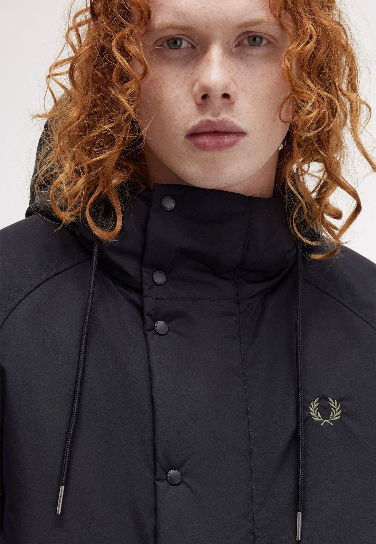 Fred Perry - Padded Zip Through Black - Jacket | Men-Image