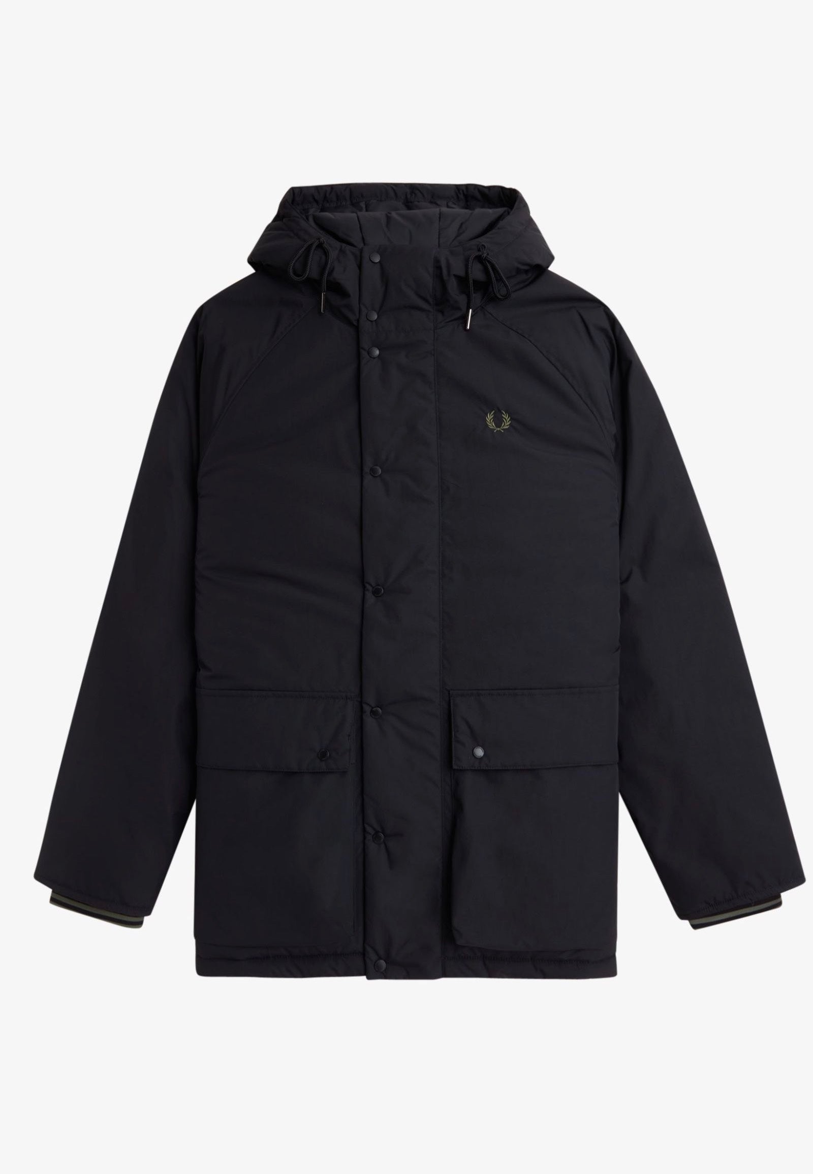 Fred Perry - Padded Zip Through Black - Jacket | Men-Image