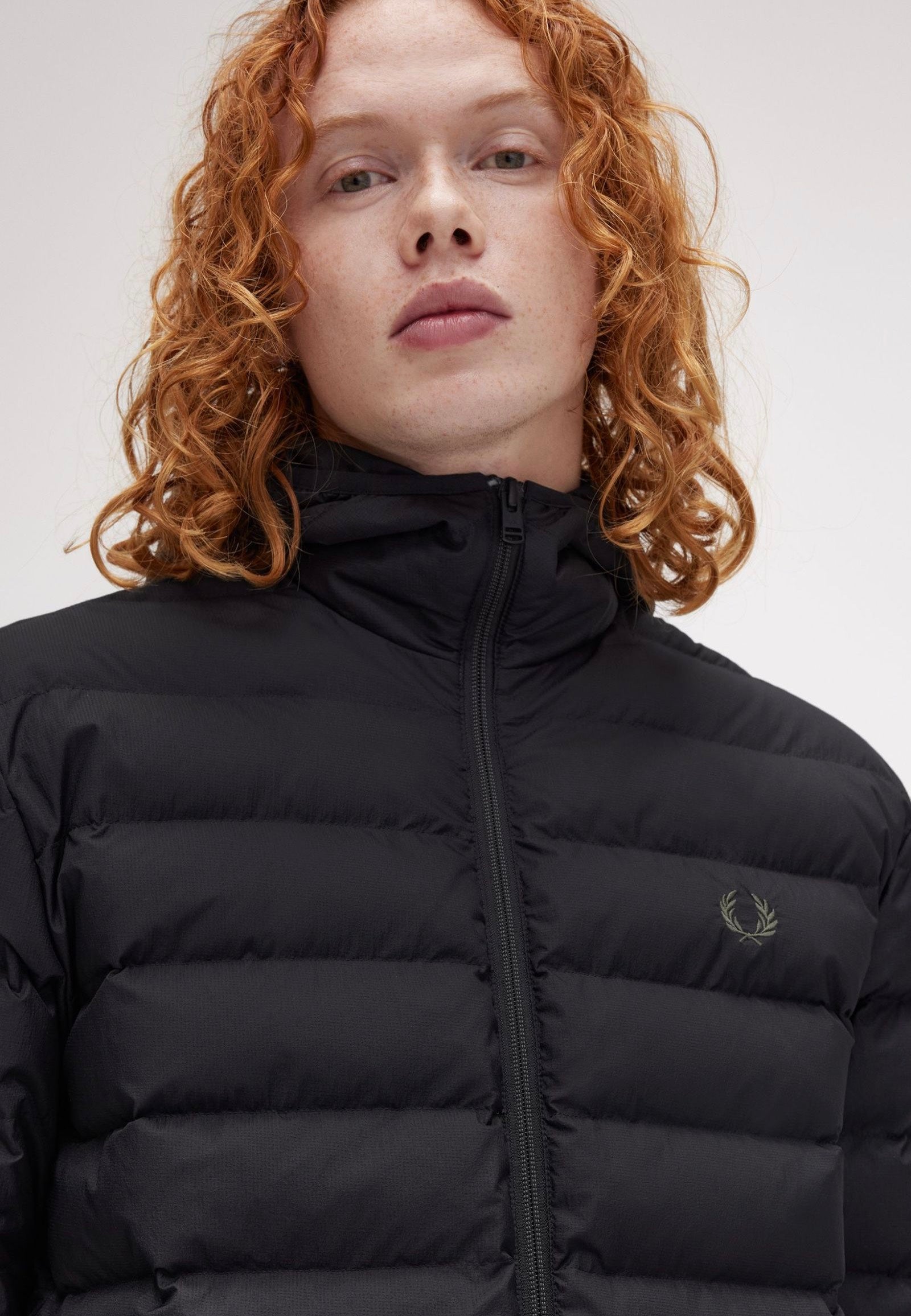 Fred Perry - Hooded Insulated Black - Jacket | Men-Image