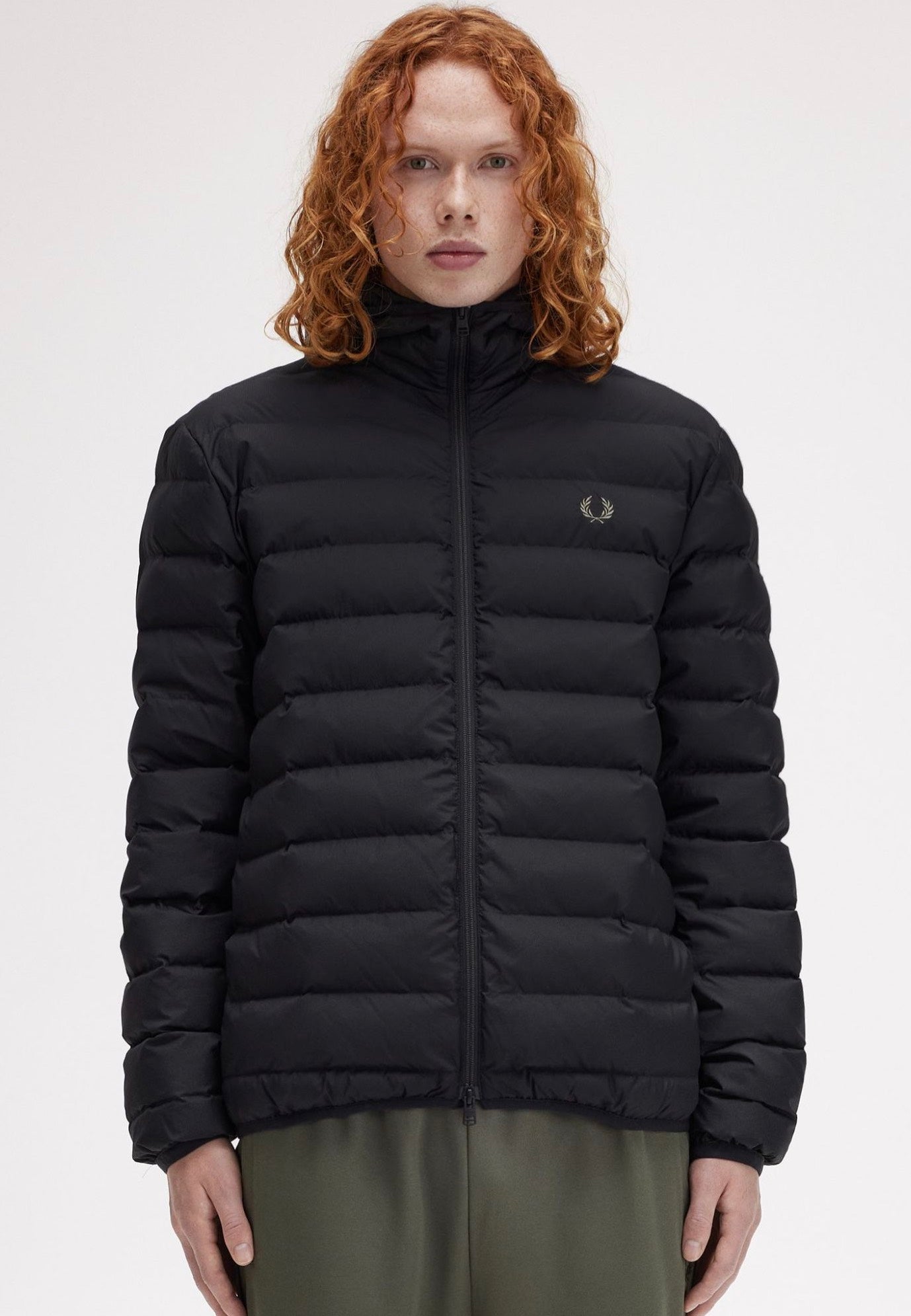 Fred Perry - Hooded Insulated Black - Jacket | Men-Image