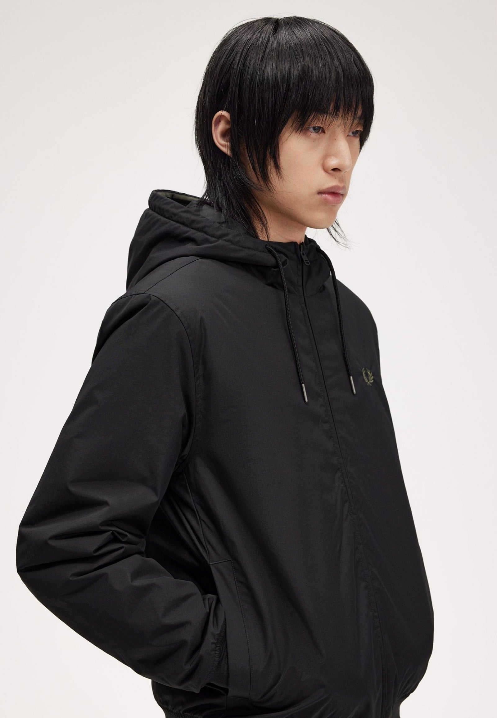 Fred Perry - The Hooded Brentham Black - Jacket | Men-Image