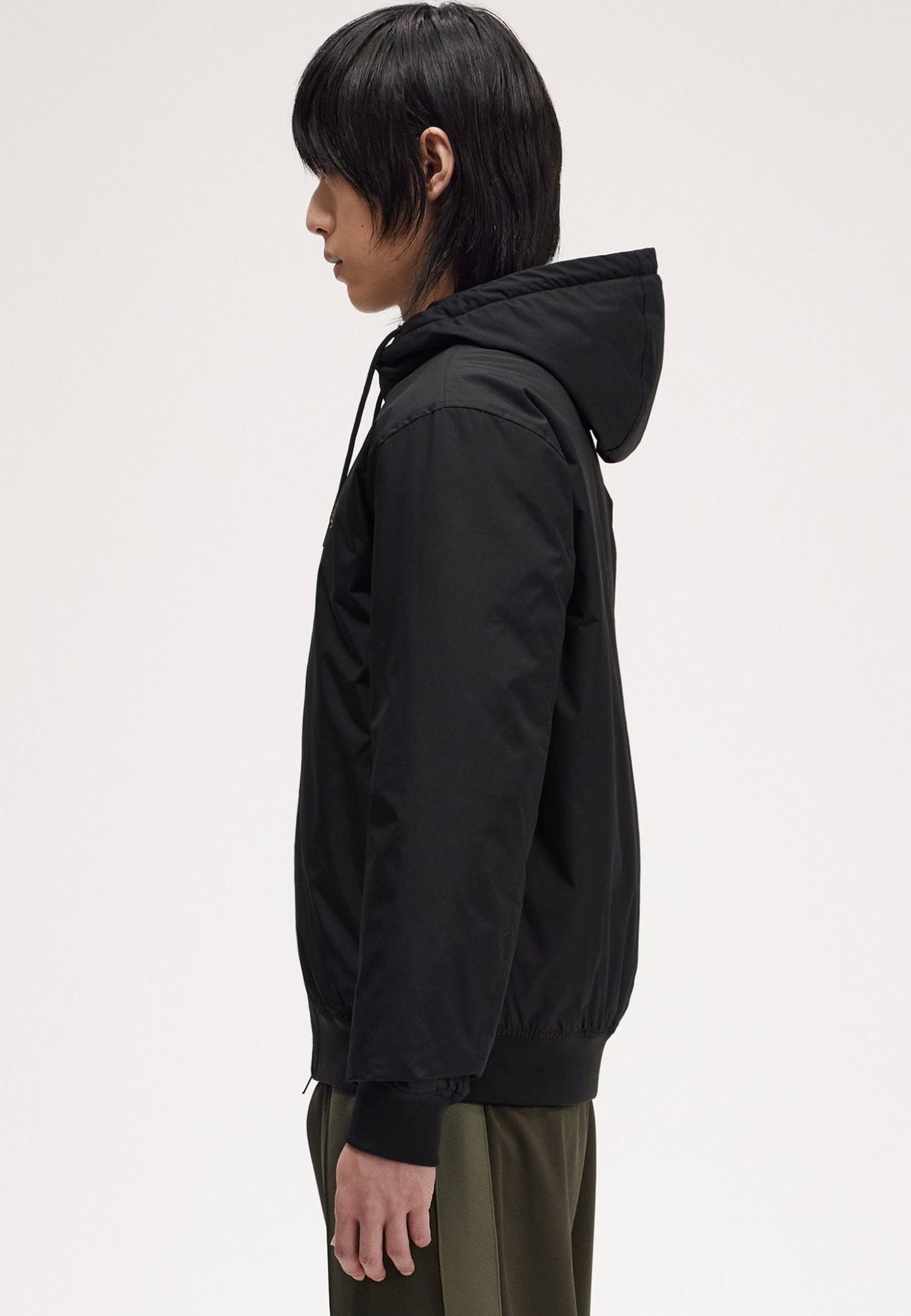 Fred Perry - The Hooded Brentham Black - Jacket | Men-Image