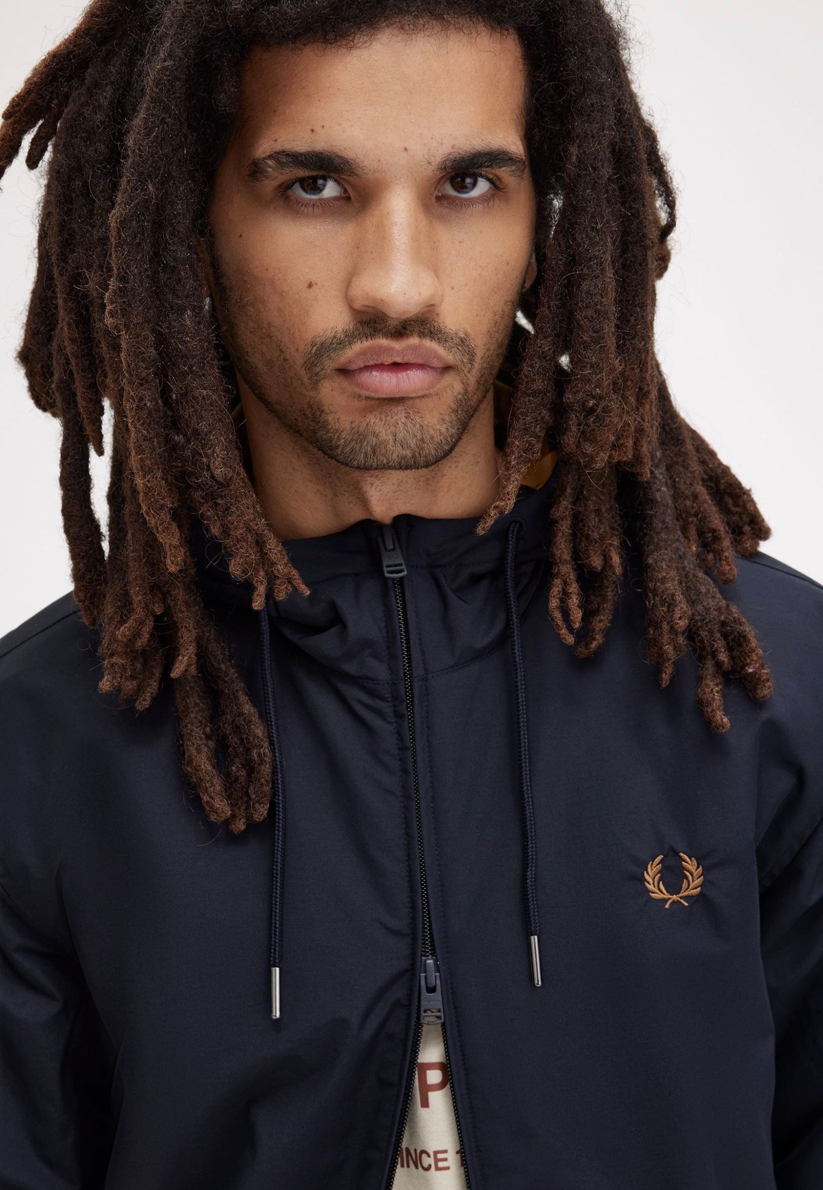 Fred Perry - The Hooded Brentham Navy - Jacket | Men-Image