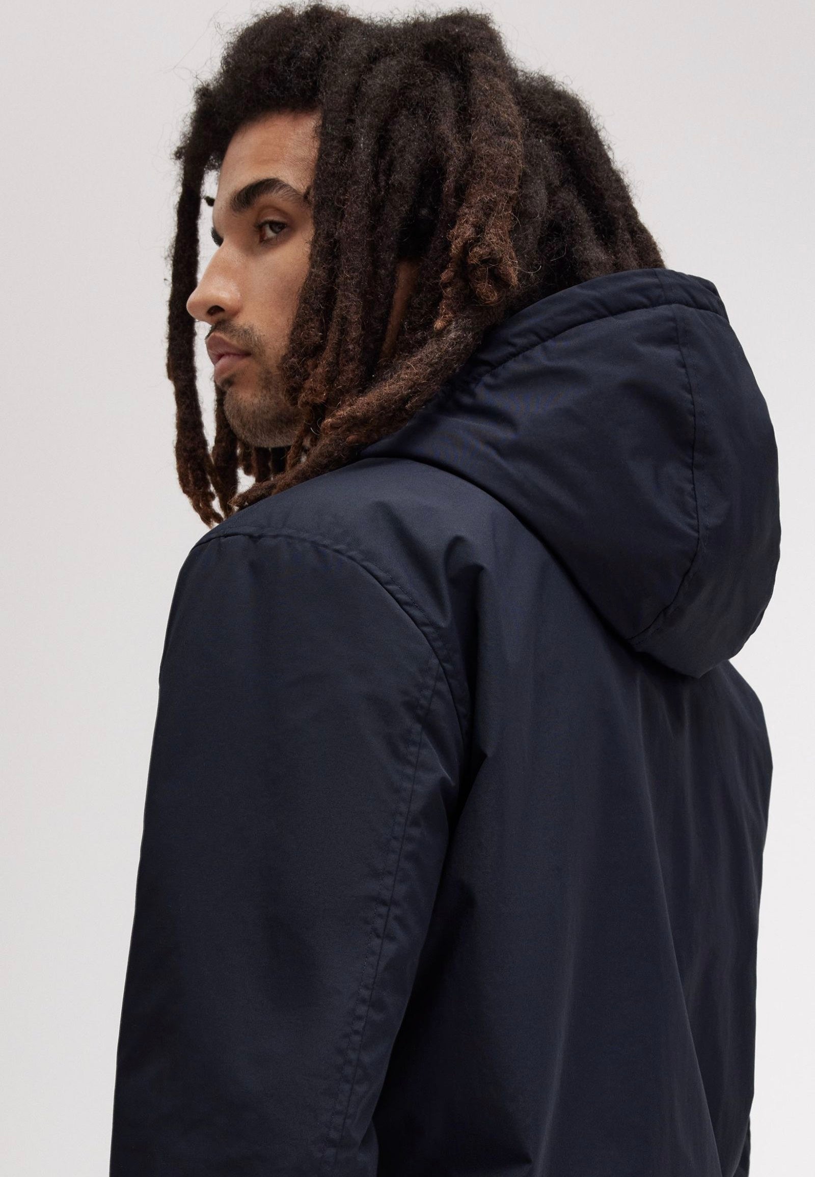 Fred Perry - The Hooded Brentham Navy - Jacket | Men-Image