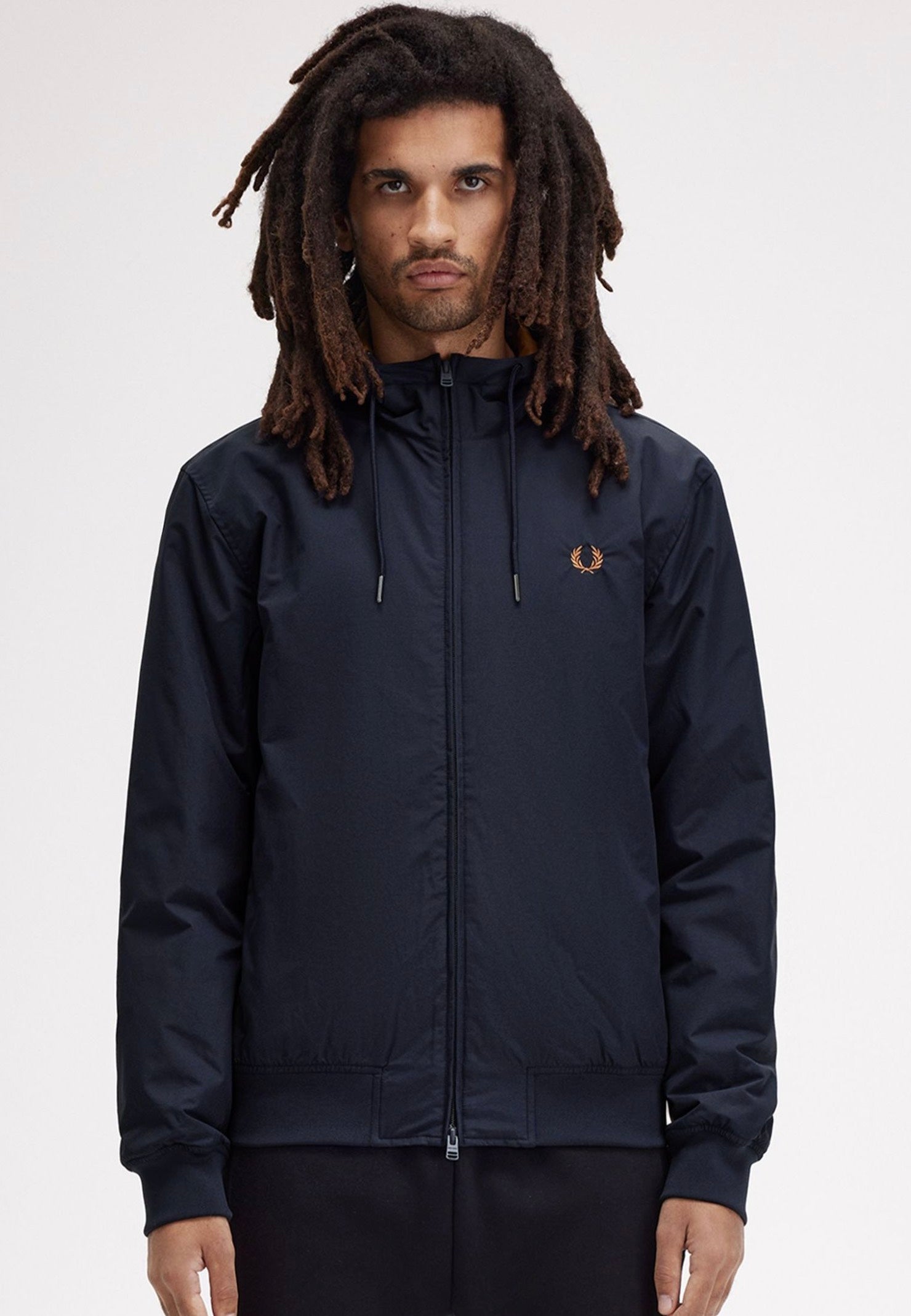 Fred Perry - The Hooded Brentham Navy - Jacket | Men-Image