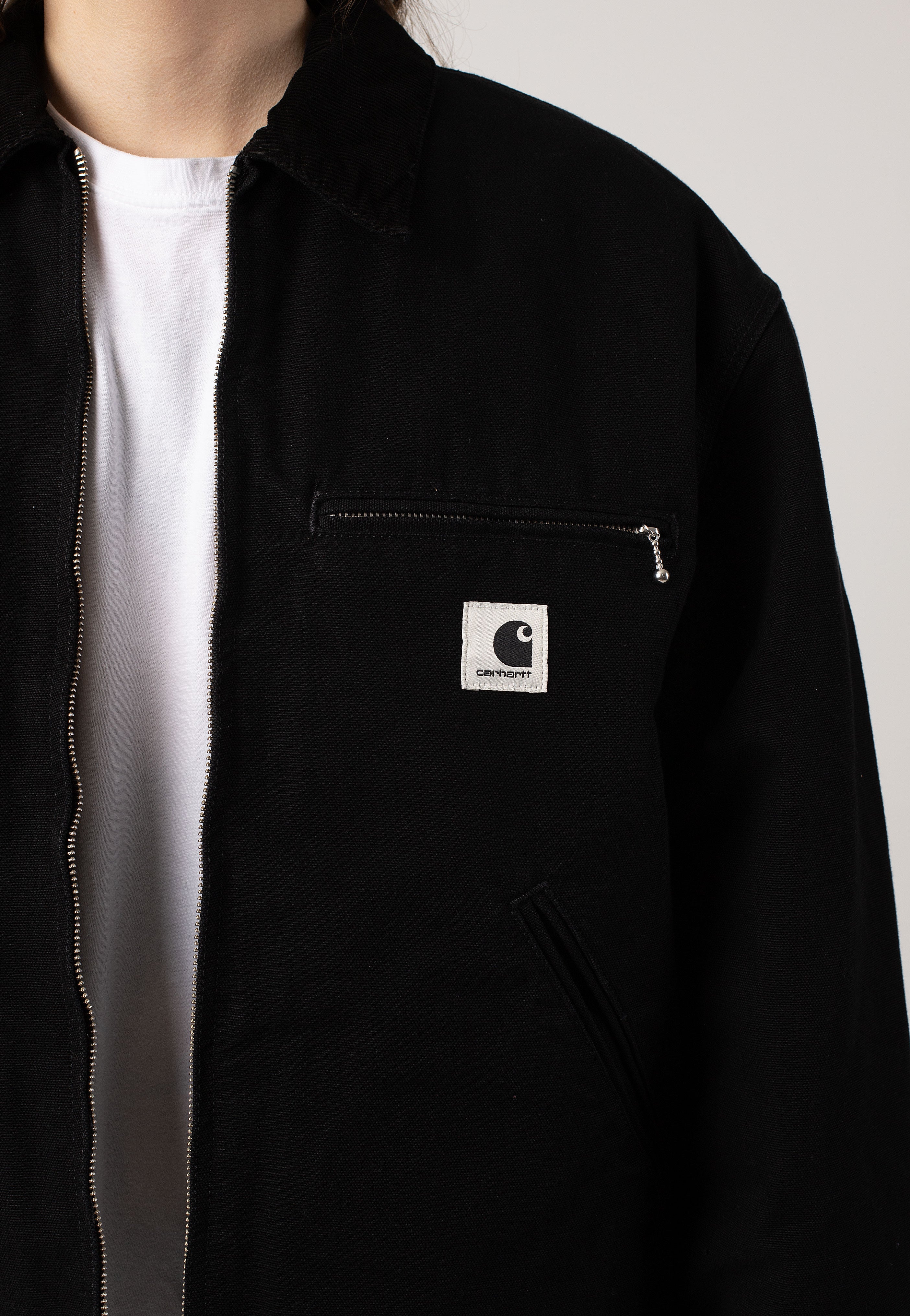 Carhartt WIP - W' Og Detroit Rinsed Black/Black - Jacket | Women-Image