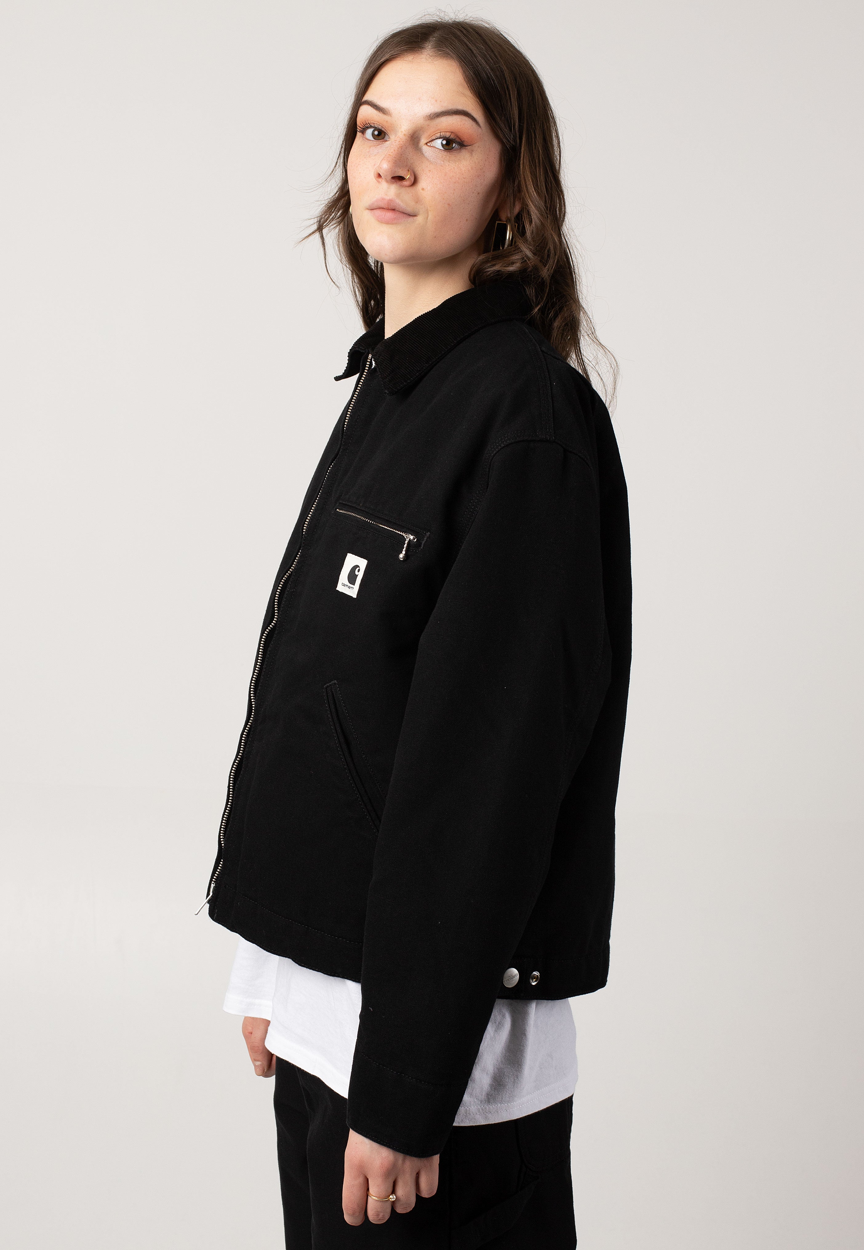 Carhartt WIP - W' Og Detroit Rinsed Black/Black - Jacket | Women-Image