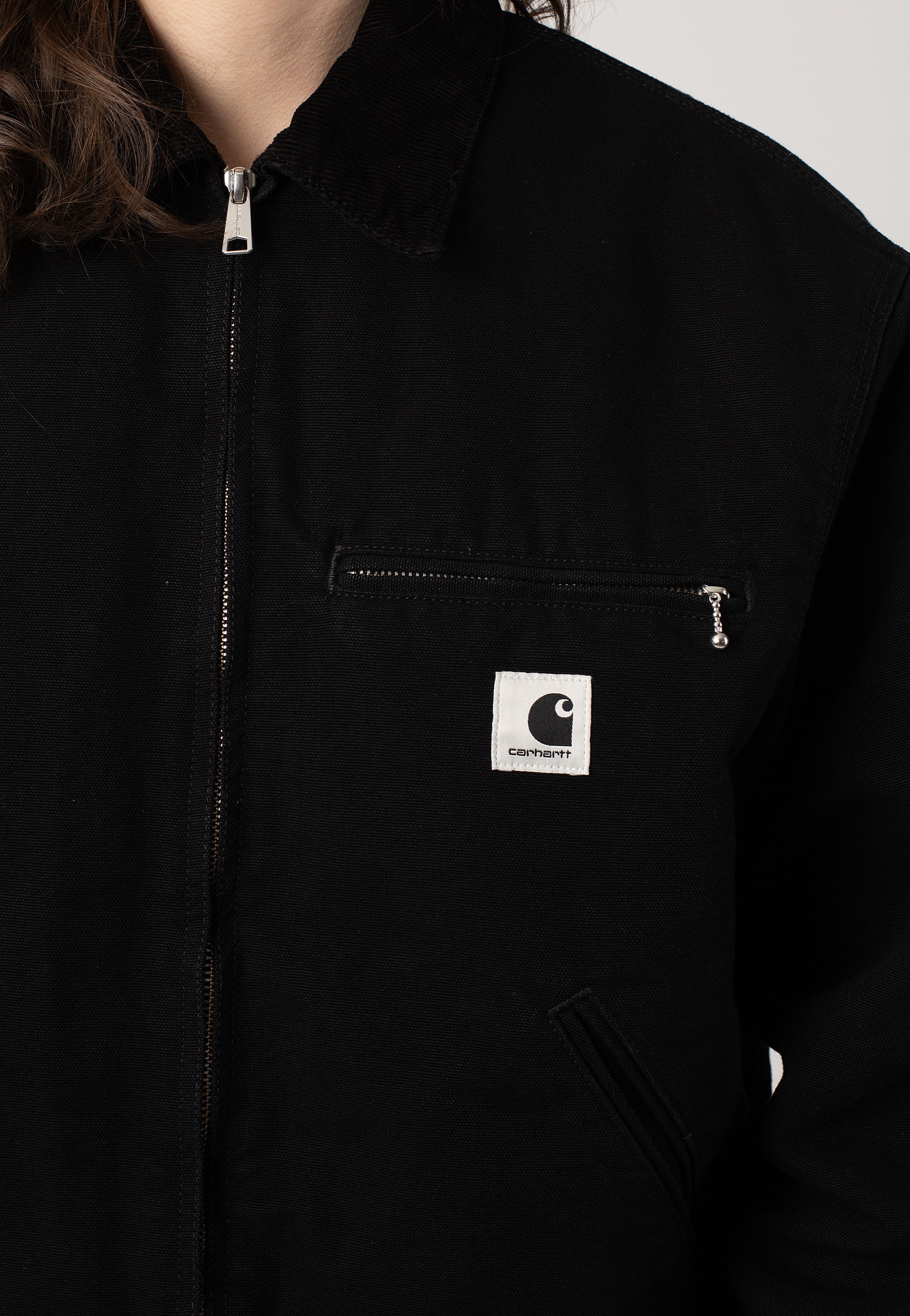 Carhartt WIP - W' Og Detroit Rinsed Black/Black - Jacket | Women-Image