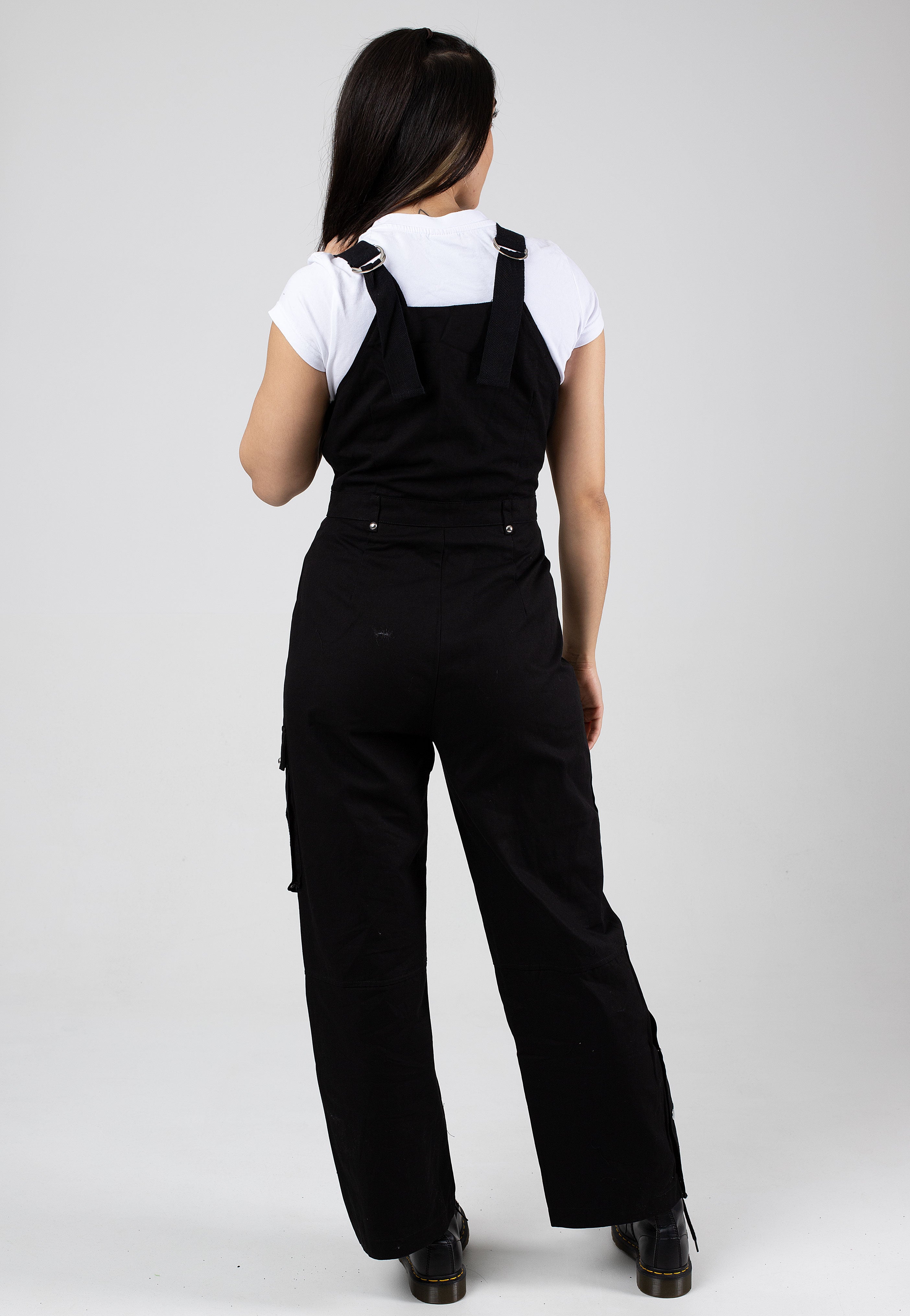 Jawbreaker - Black Zip Up Black - Dungarees | Women-Image