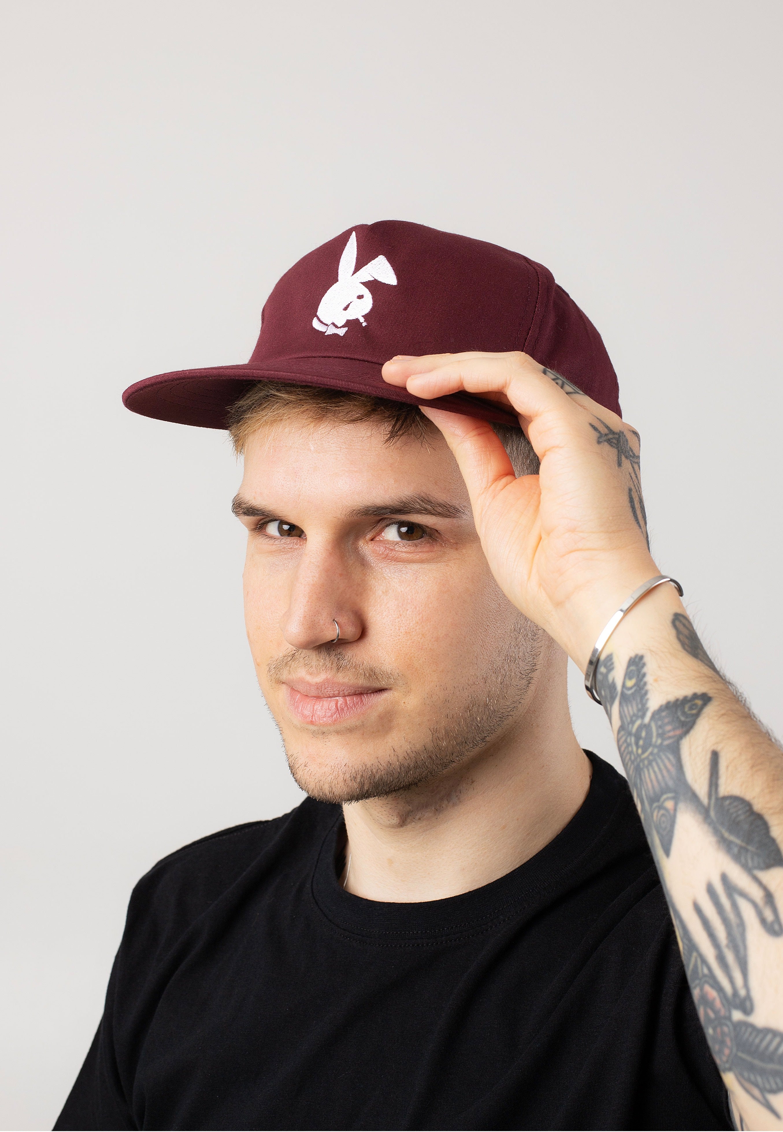 JJ Peters - Sad Boy Bunny Maroon - Cap | Neutral-Image