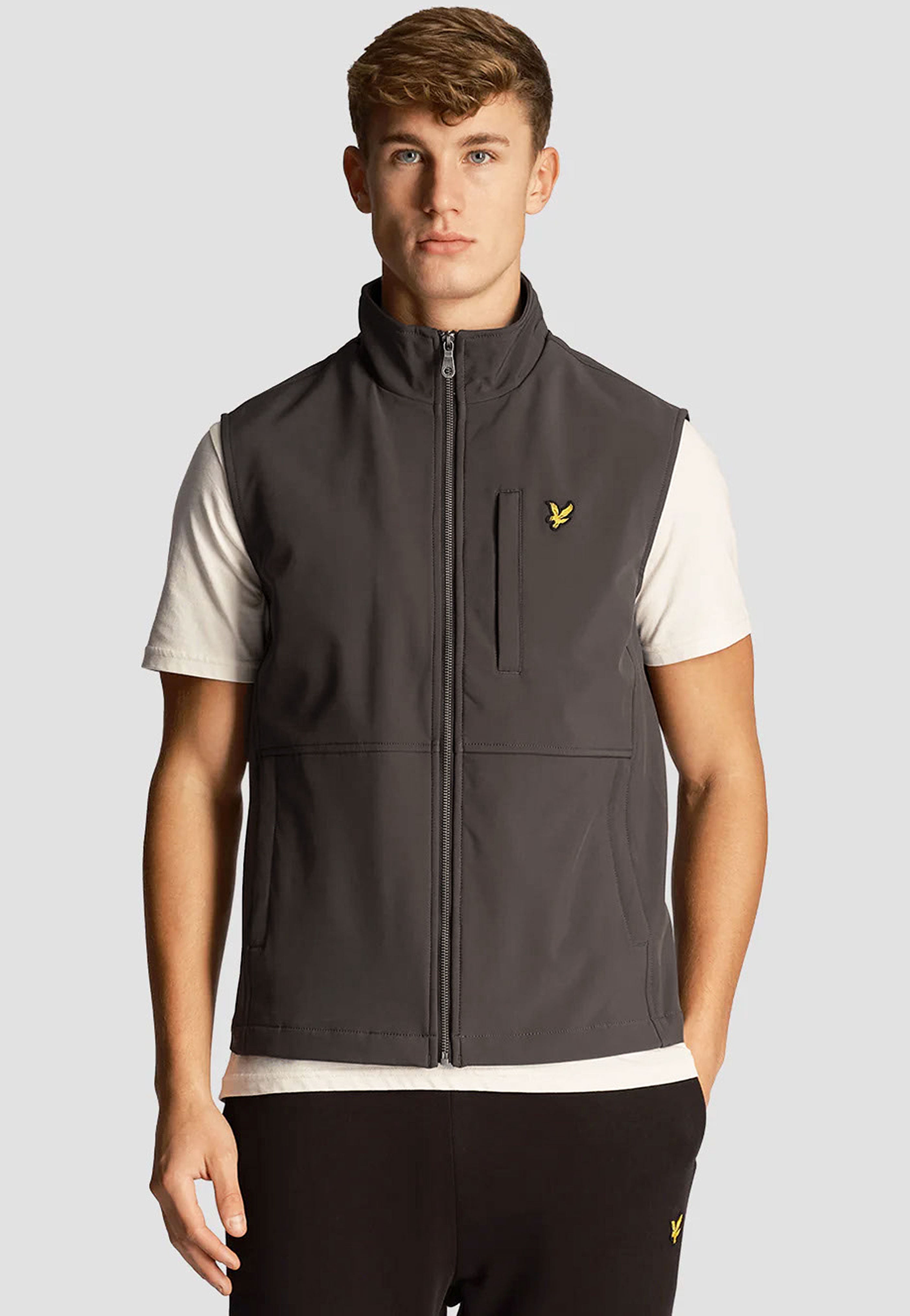 Lyle & Scott - Softshell Gunmetal - Vest | Men-Image