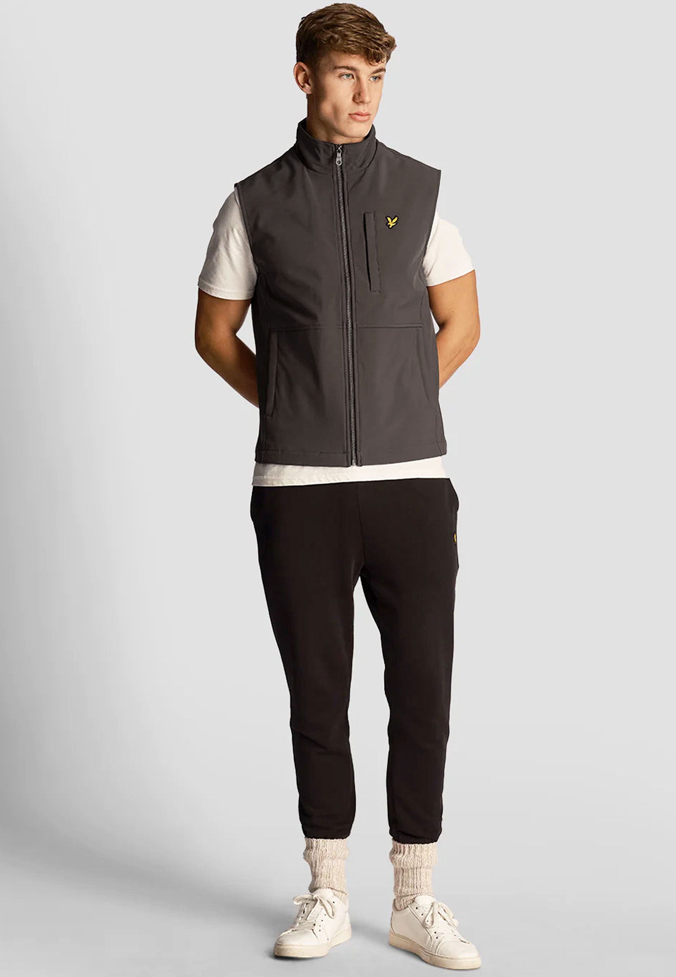 Lyle & Scott - Softshell Gunmetal - Vest | Men-Image