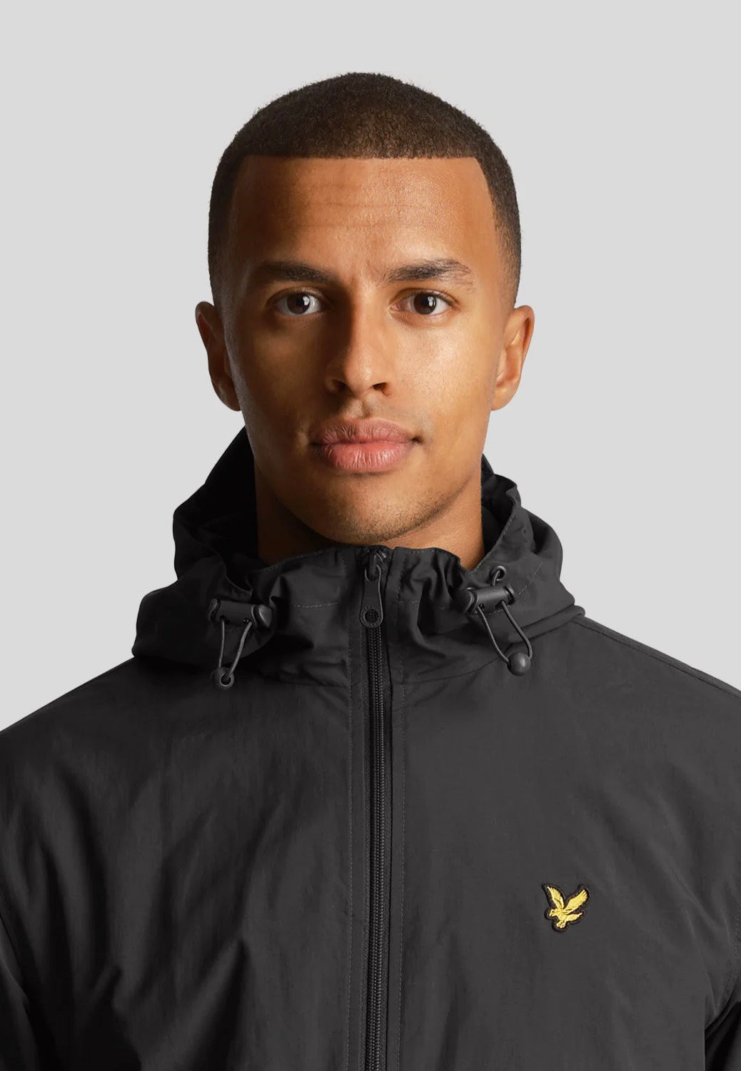 Lyle & Scott - Zip Through Hooded Gunmetal - Jacket | Men-Image