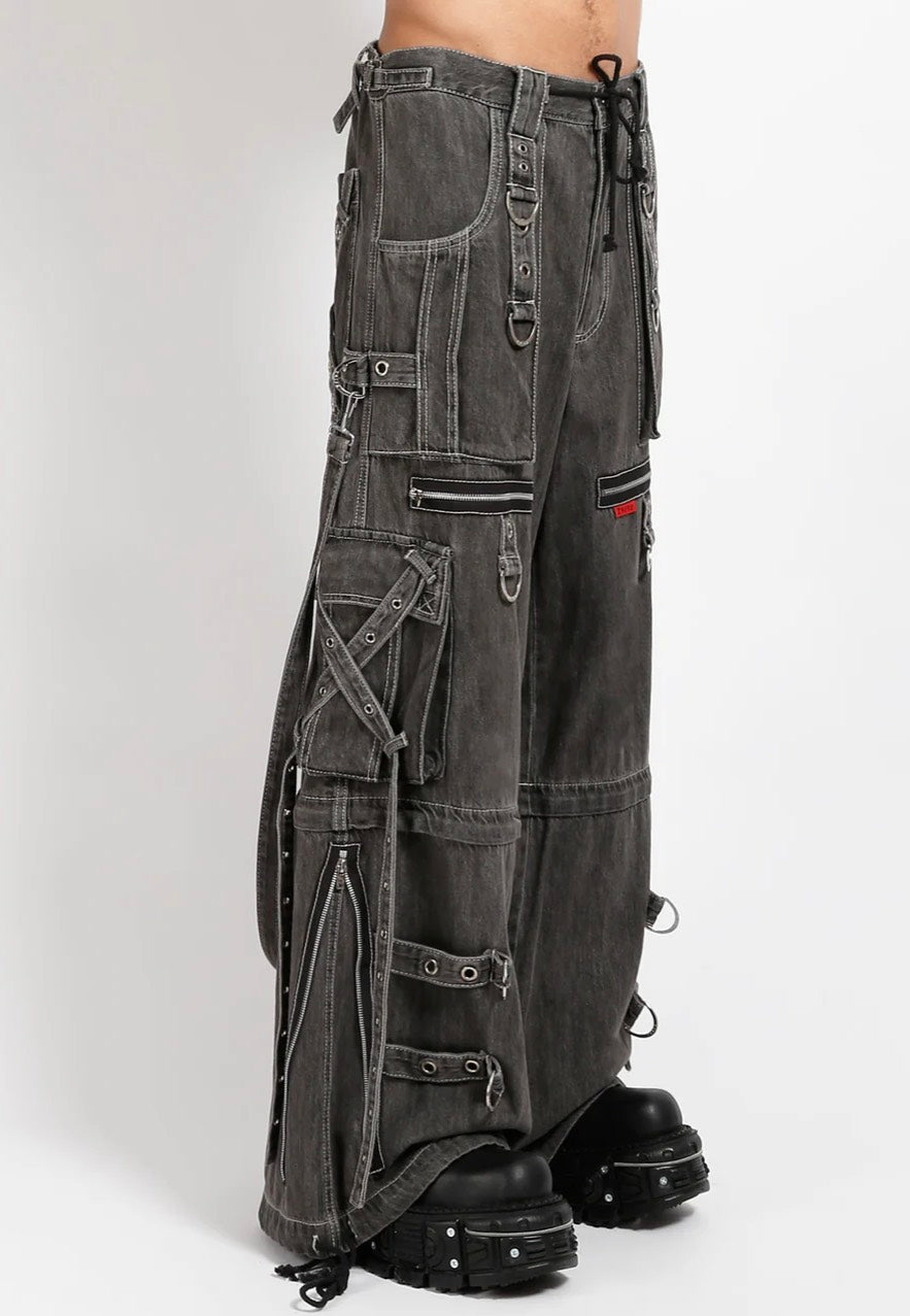 Tripp NYC - X-Strap Zip Off Denim Black - Jeans | Men-Image