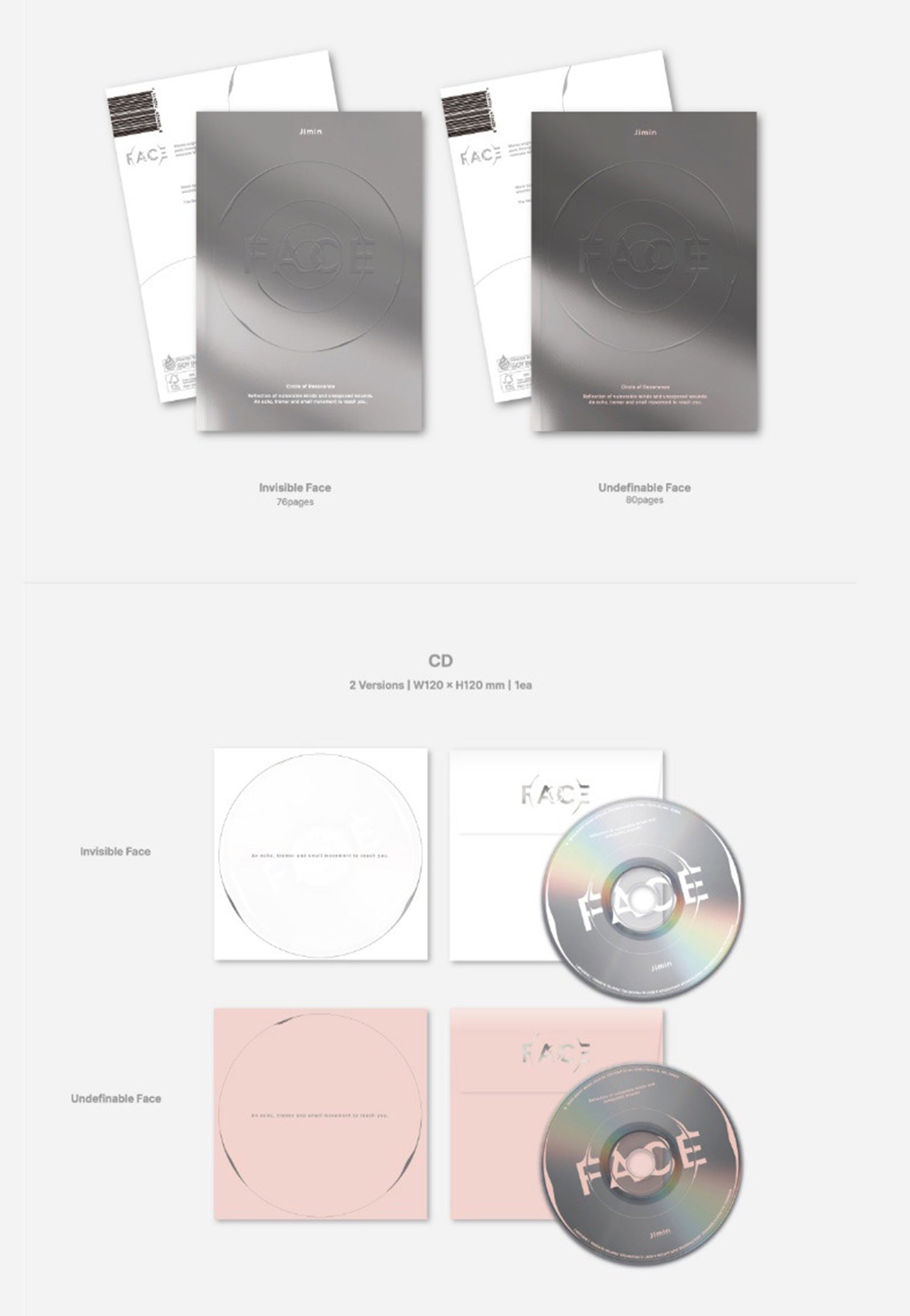 Jimin - Face (Undefinable Face Version) - CD | Neutral-Image