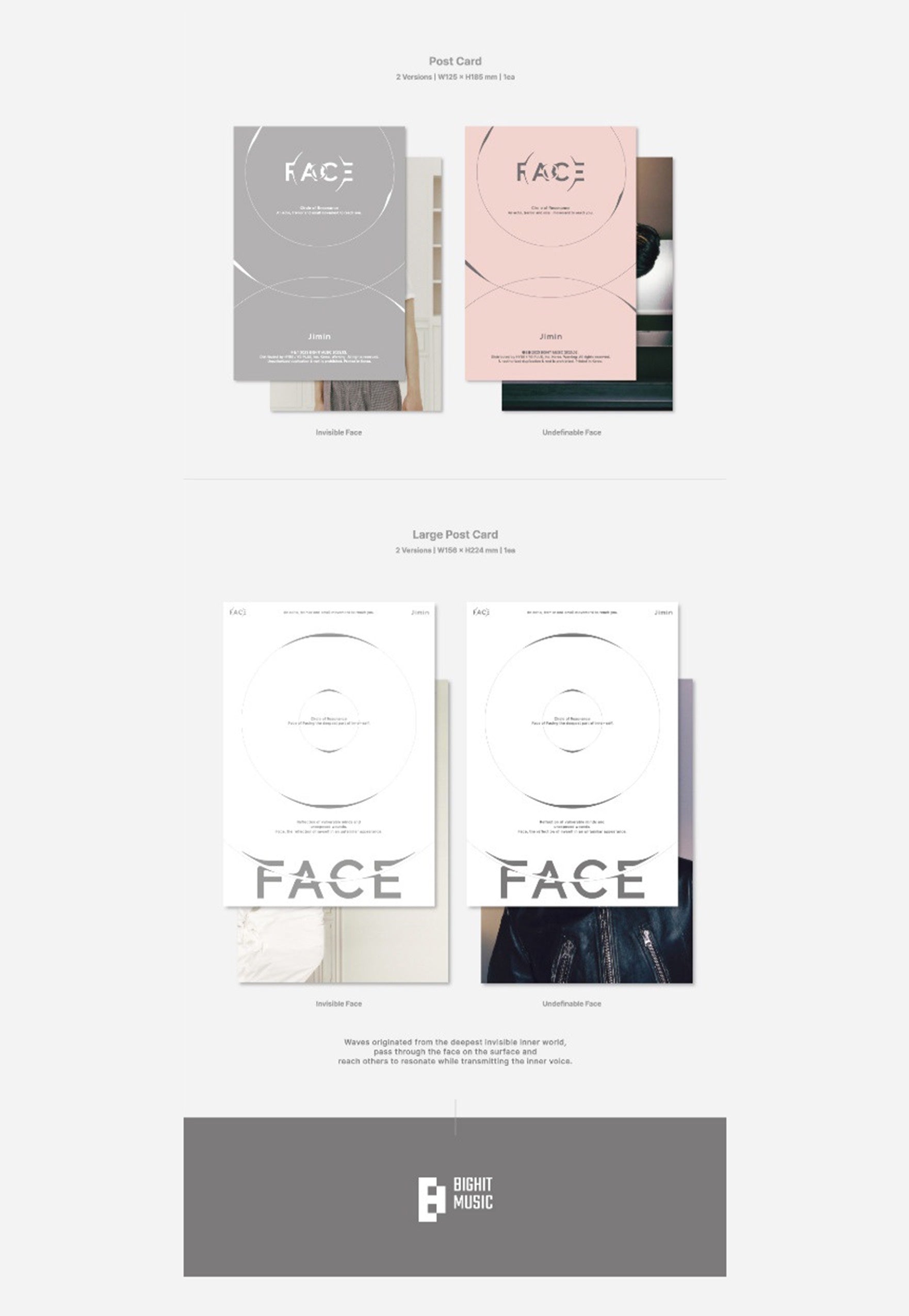 Jimin - Face (Undefinable Face Version) - CD | Neutral-Image