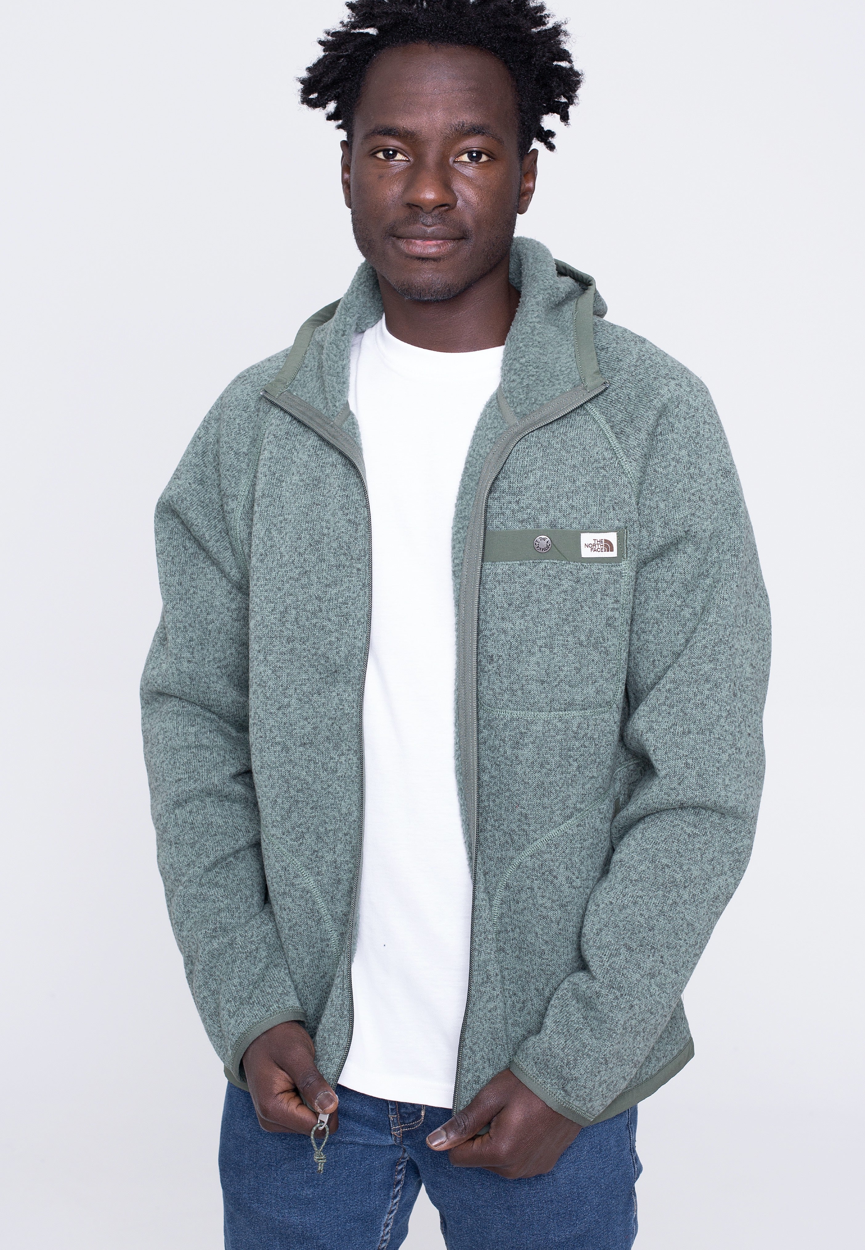 The North Face - Gordon Lyons Laurel Wreath Green Heather/Thyme - Zipper | Men-Image