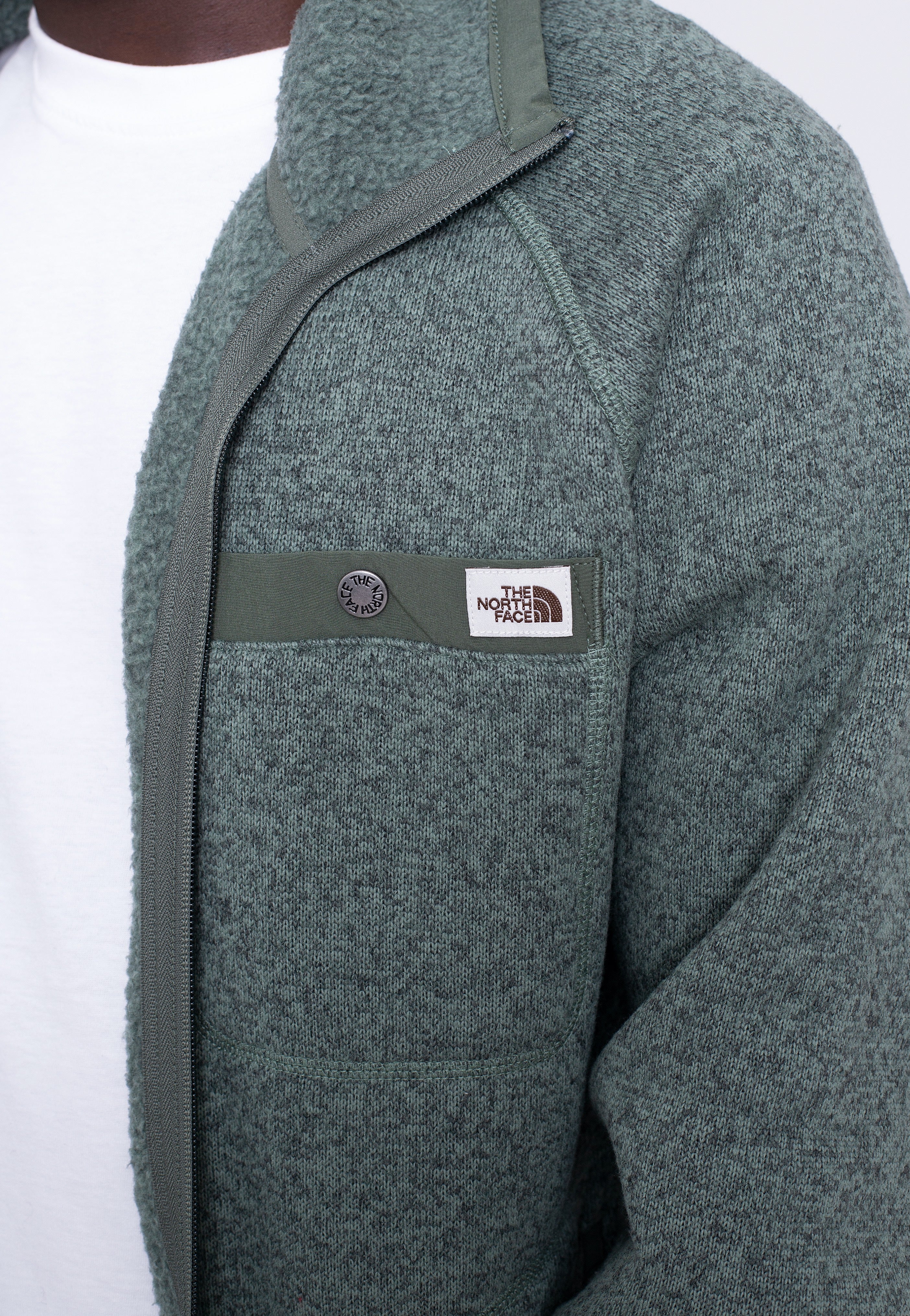 The North Face - Gordon Lyons Laurel Wreath Green Heather/Thyme - Zipper | Men-Image