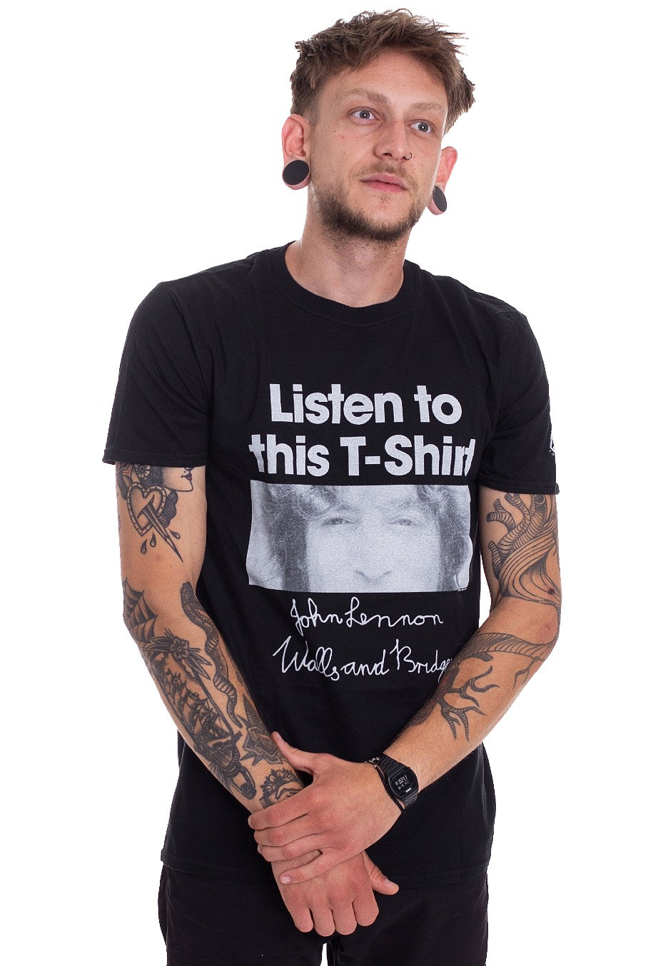 John Lennon - Listen - T-Shirt | Men-Image