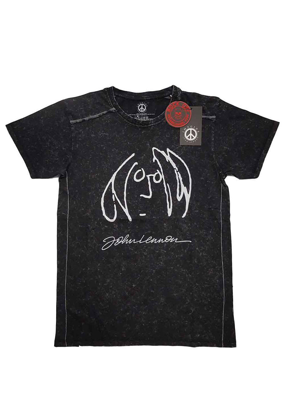 John Lennon - Self Portrait Snow Wash - T-Shirt | Neutral-Image