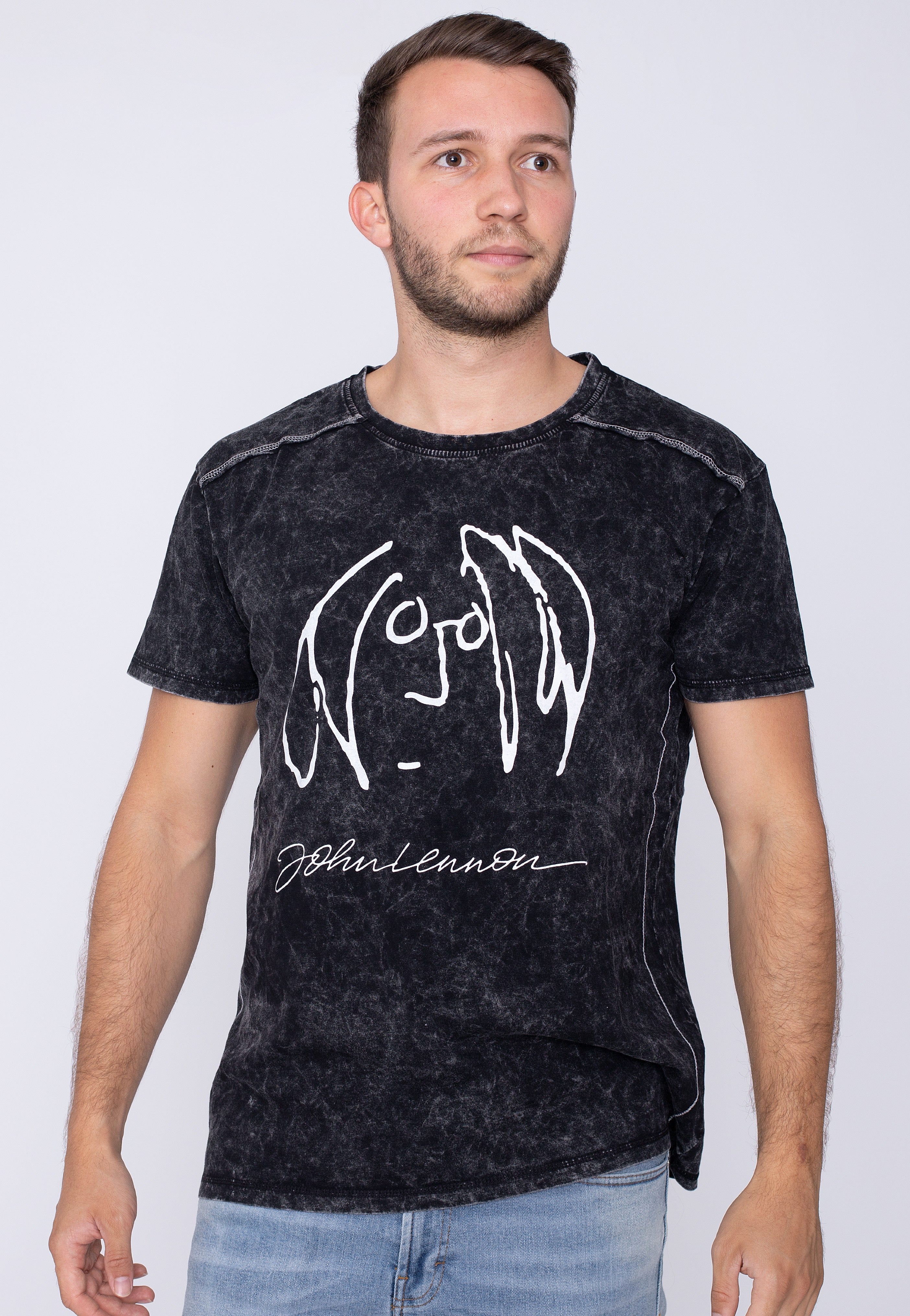 John Lennon - Self Portrait Snow Wash - T-Shirt | Men-Image