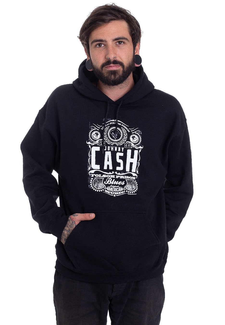 Johnny Cash - Folsom Prison - Hoodie | Men-Image