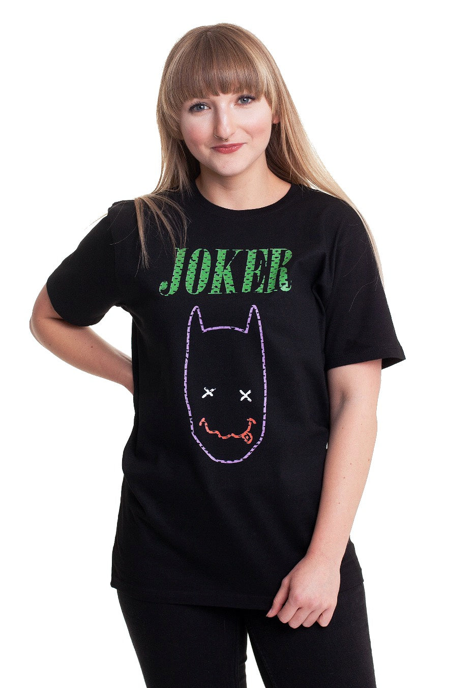 Joker - Bat Man Smile Sketch - T-Shirt | Women-Image