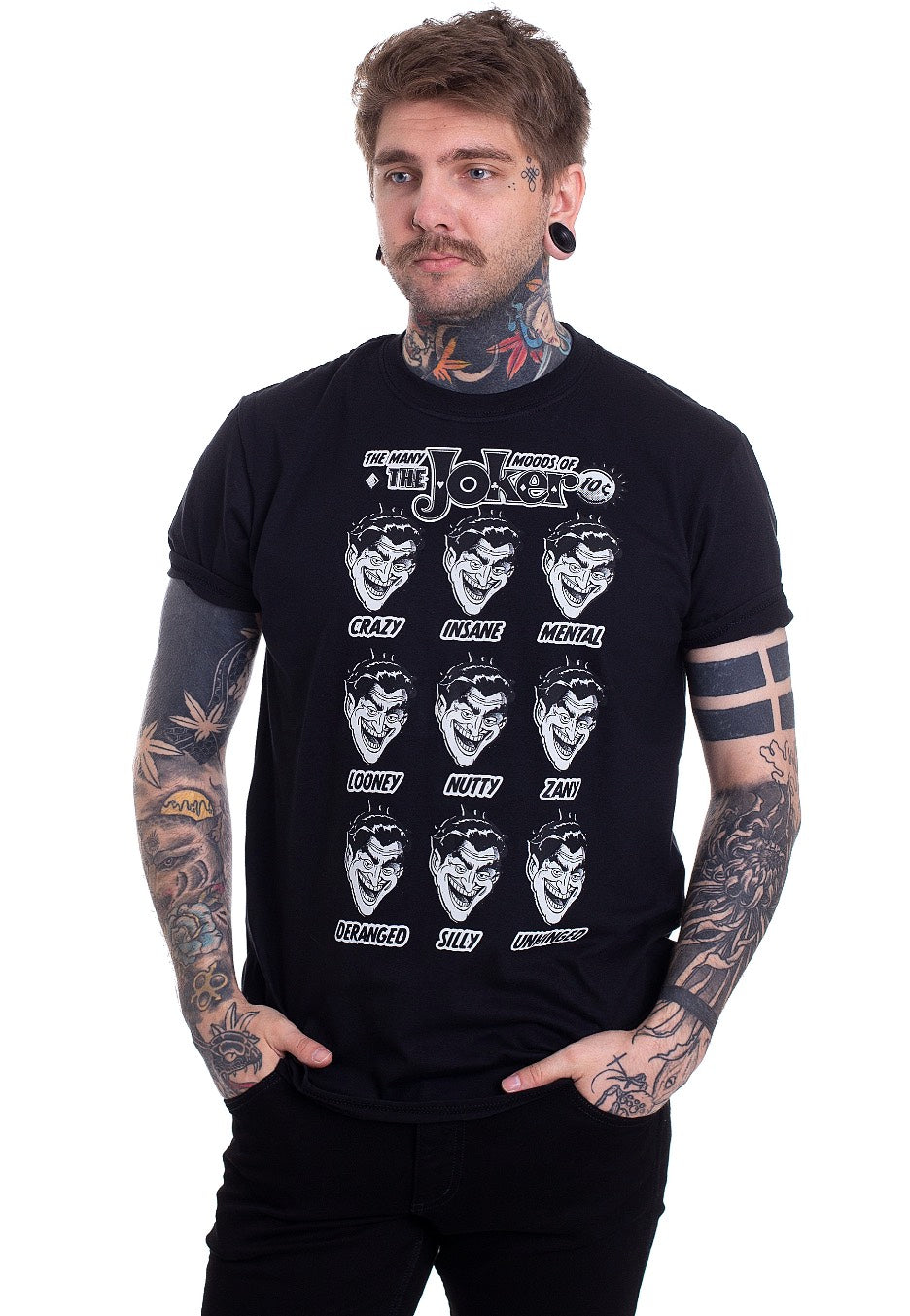 Joker - The Many Moods Of The Joker - T-Shirt | Men-Image