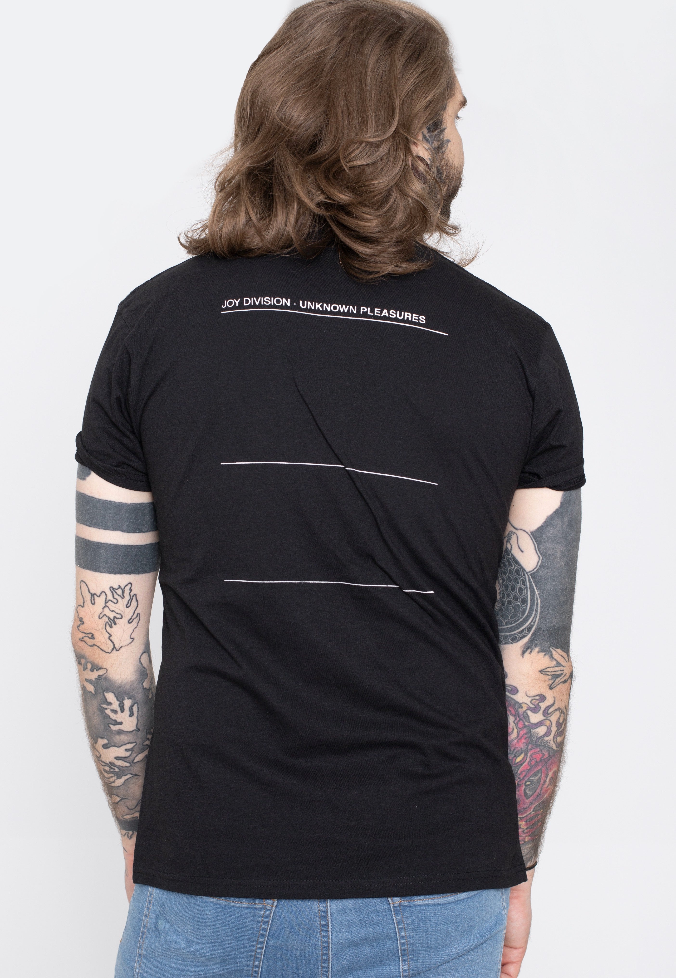 Joy Division - Unknown Pleasures (Back Print) - T-Shirt | Men-Image