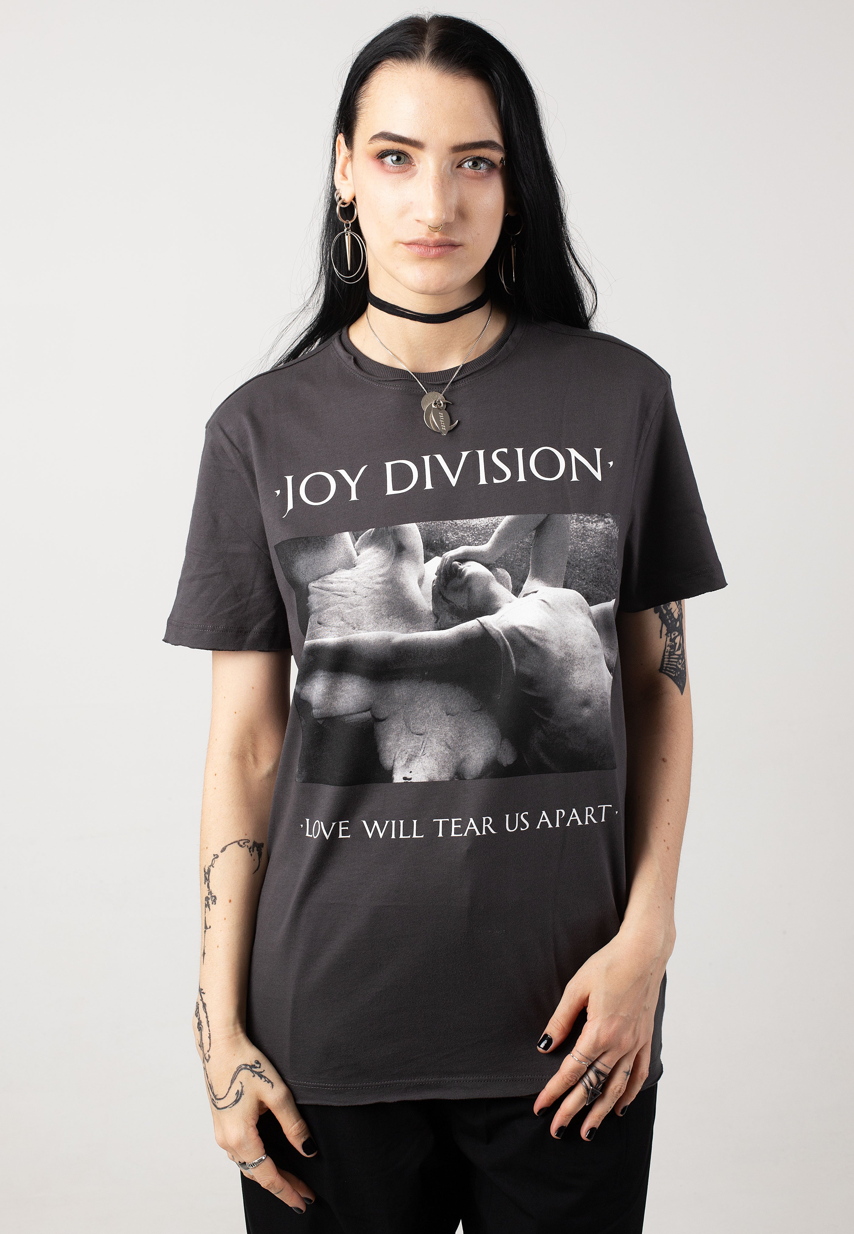 Joy Division - Love Will Tear Us Apart Charcoal - T-Shirt | Women-Image