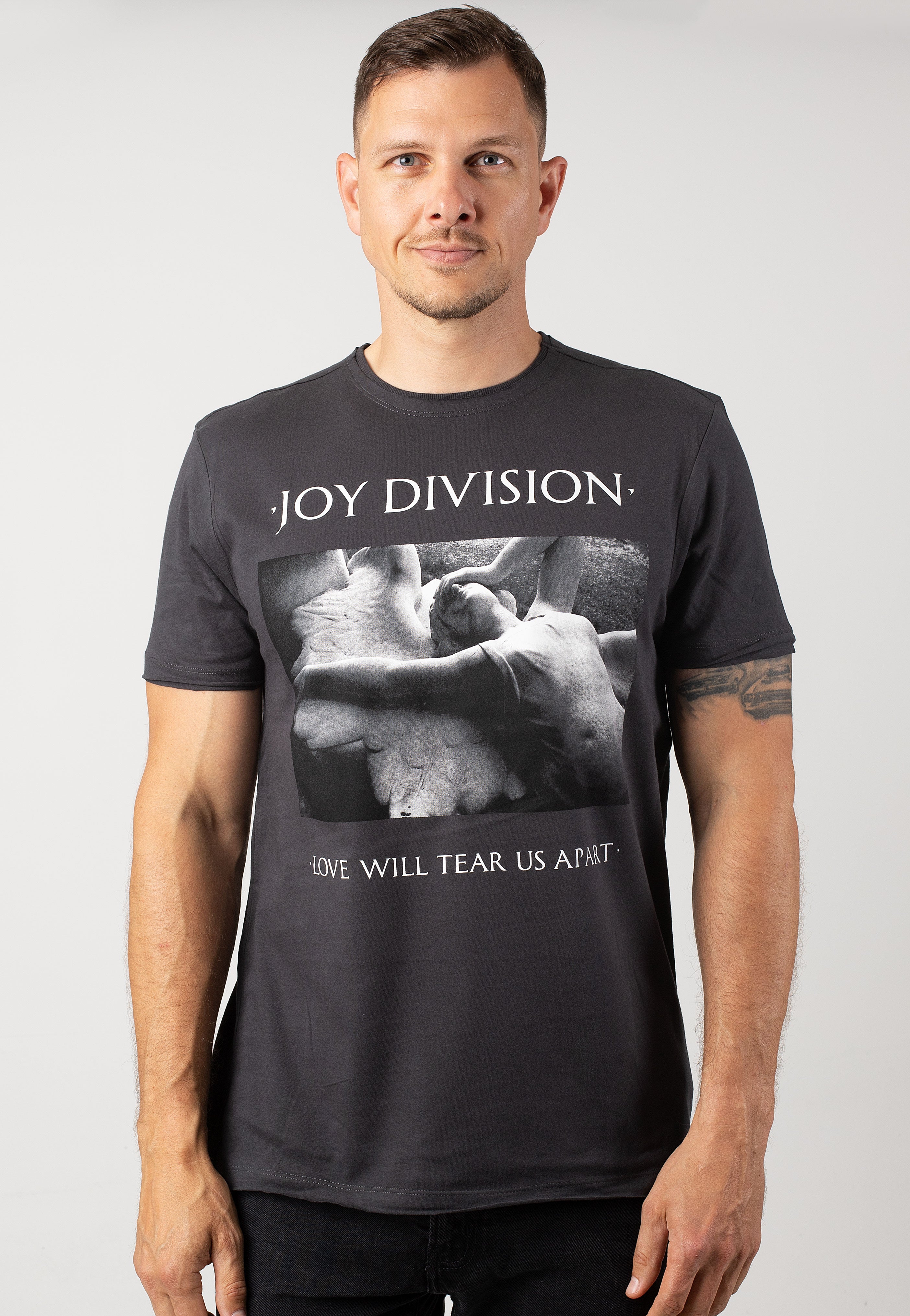 Joy Division - Love Will Tear Us Apart Charcoal - T-Shirt | Men-Image