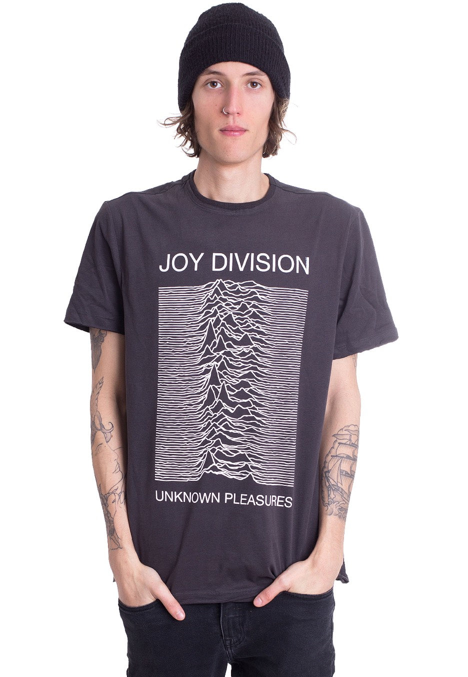 Joy Division - Unknown Pleasures Charcoal - T-Shirt | Men-Image