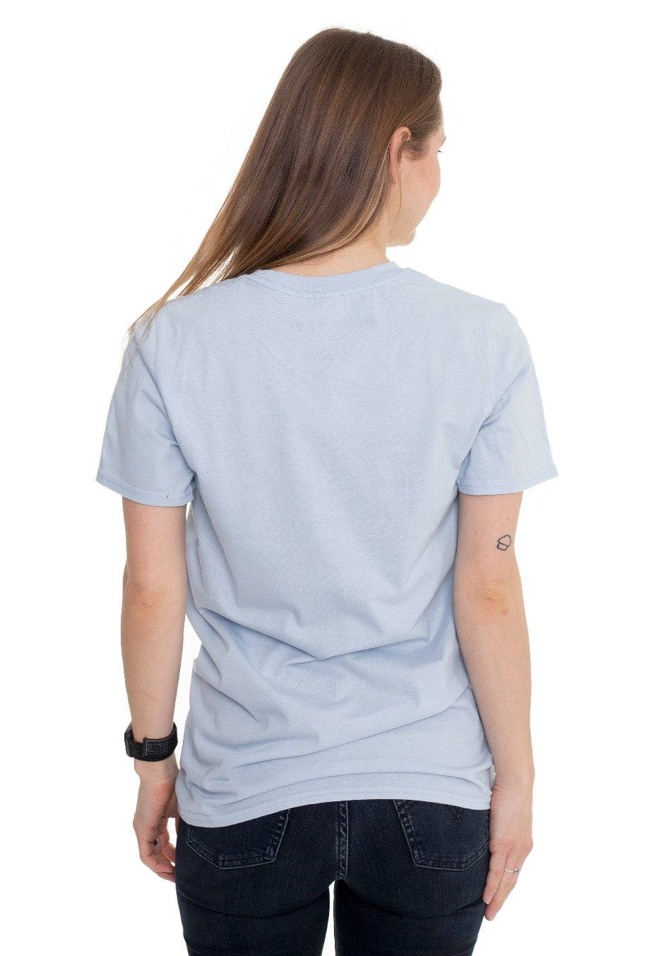 Joy Division - Unknown Pleasures White On Blue - T-Shirt | Women-Image