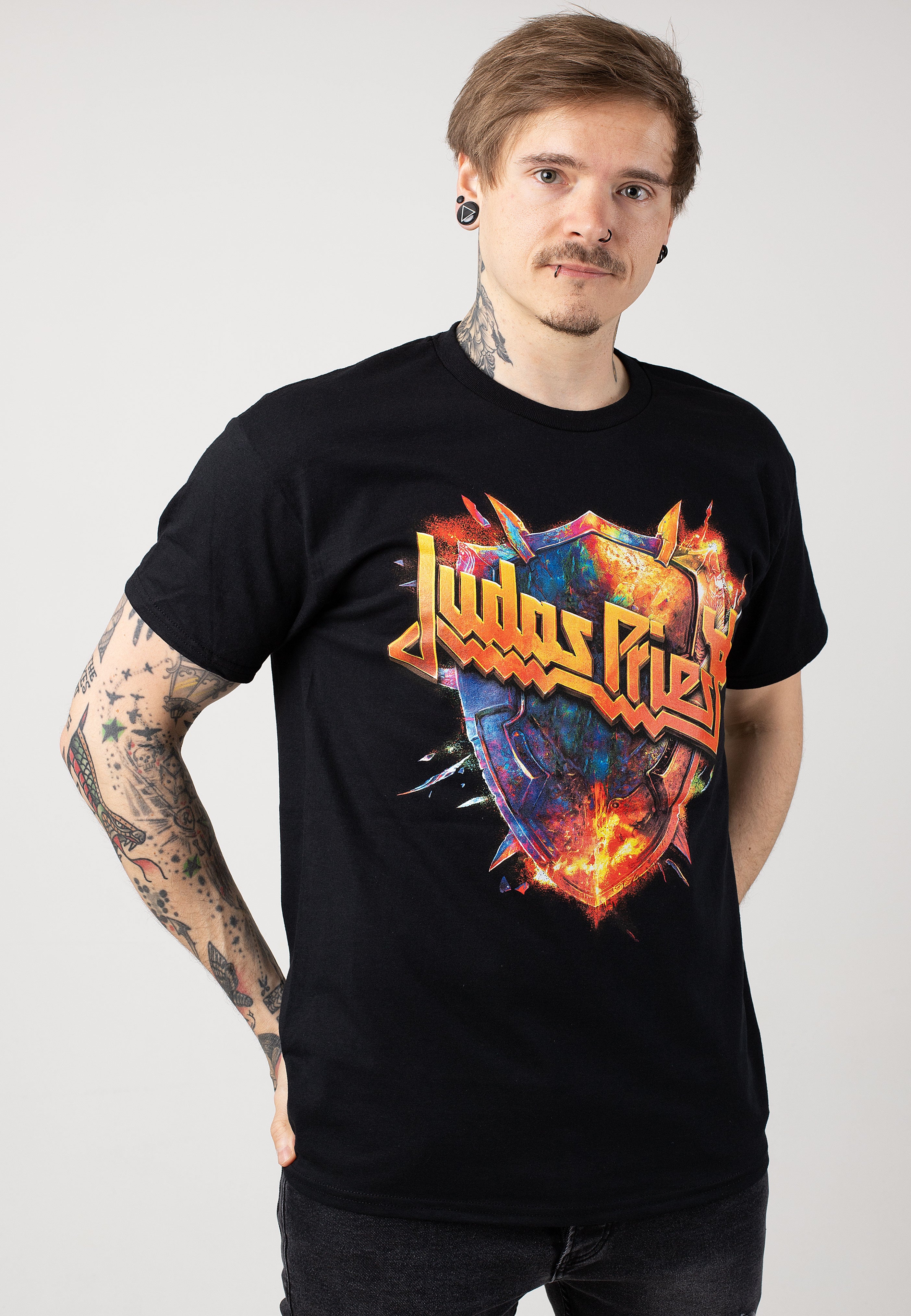 Judas Priest - Invincible Shield Burst - T-Shirt | Men-Image