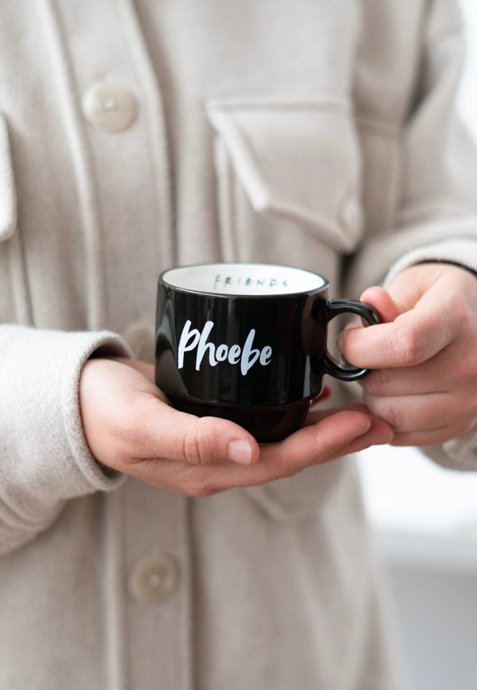 Friends - Names Set of 6 - Espresso Mugs | Neutral-Image