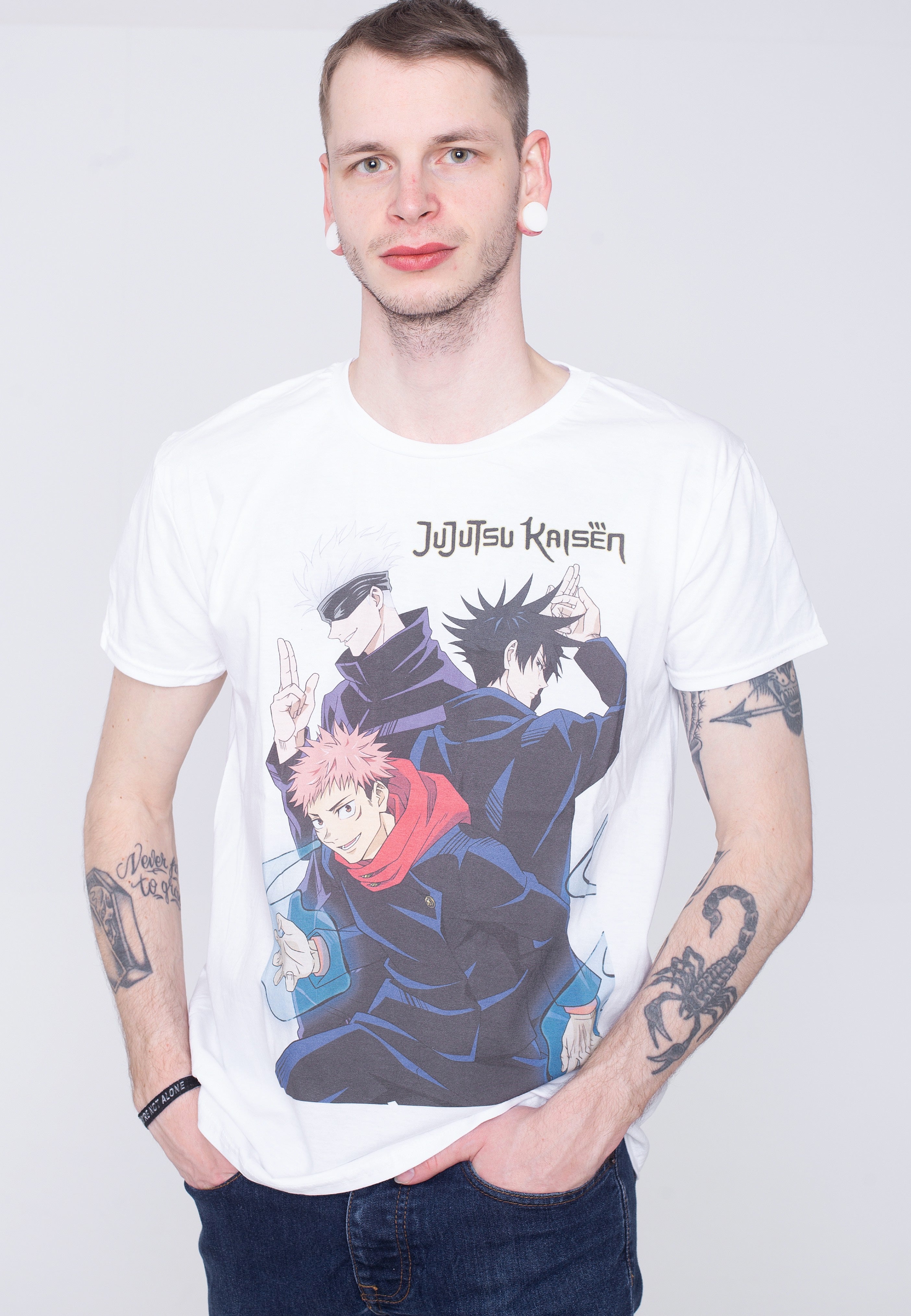 Jujutsu Kaisen - Trio White - T-Shirt | Men-Image