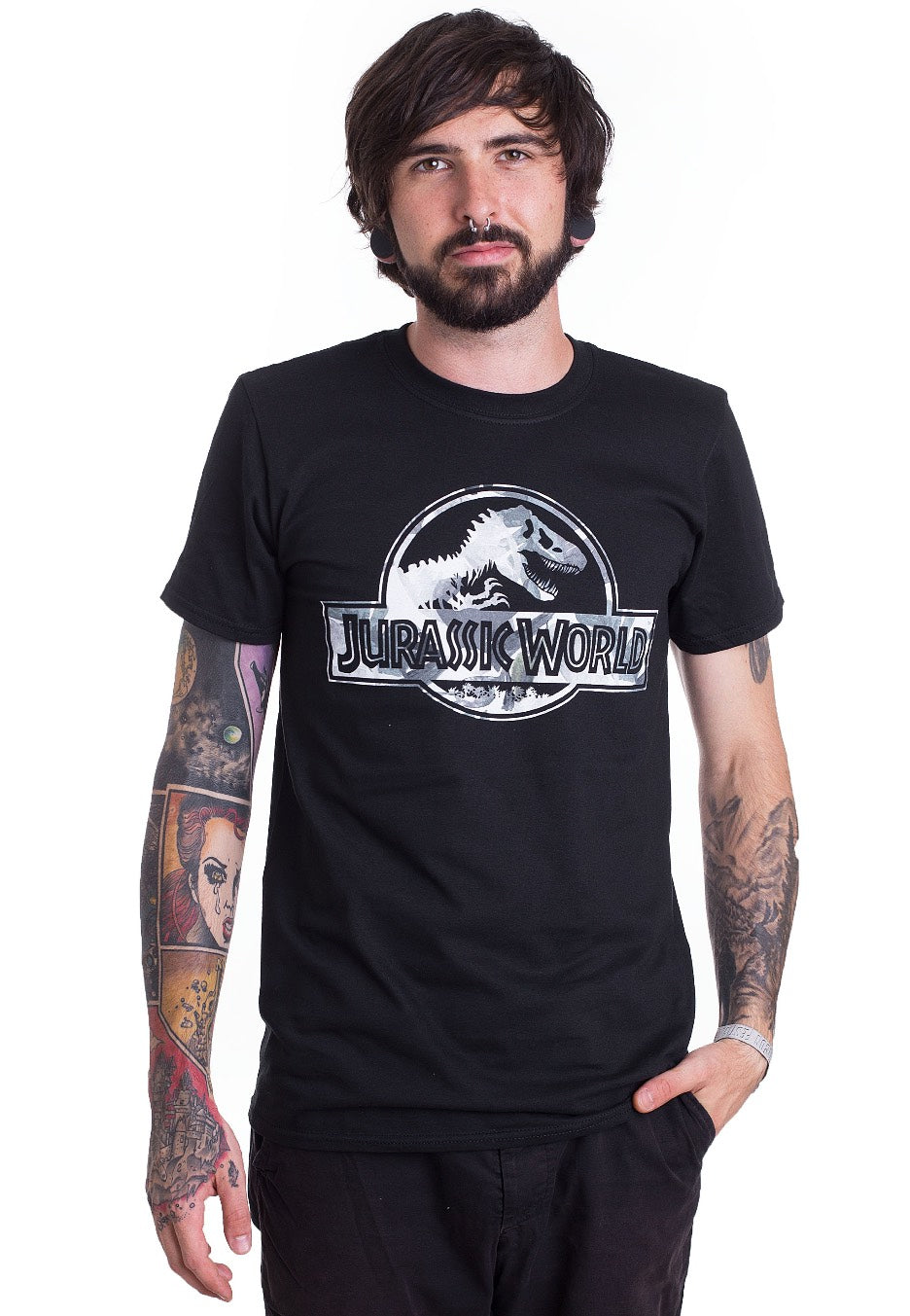 Jurassic World - Logo - T-Shirt | Men-Image