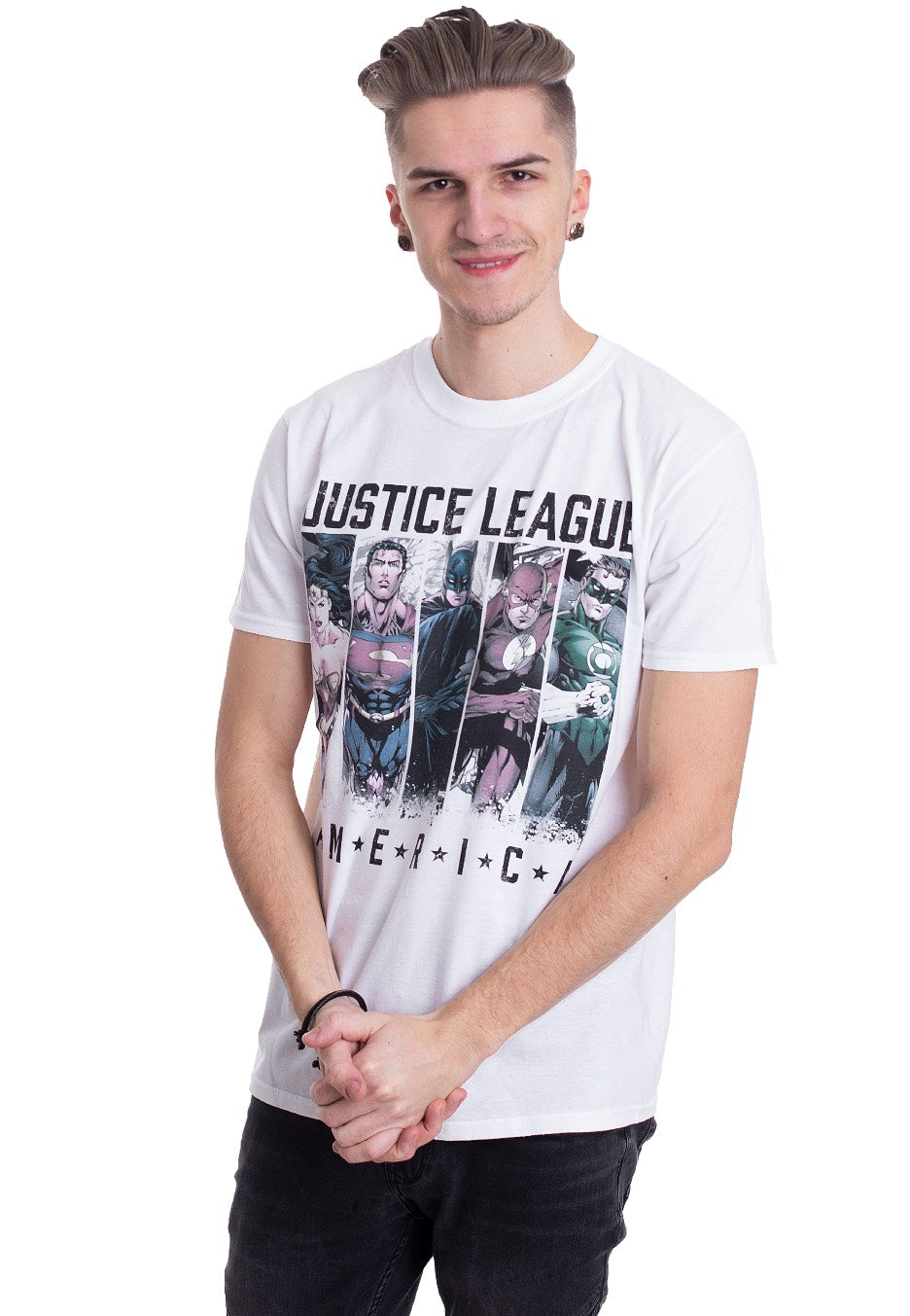 Justice League - America White - T-Shirt | Men-Image