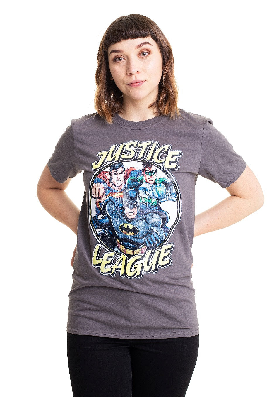 Justice League - Team Grey - T-Shirt | Women-Image