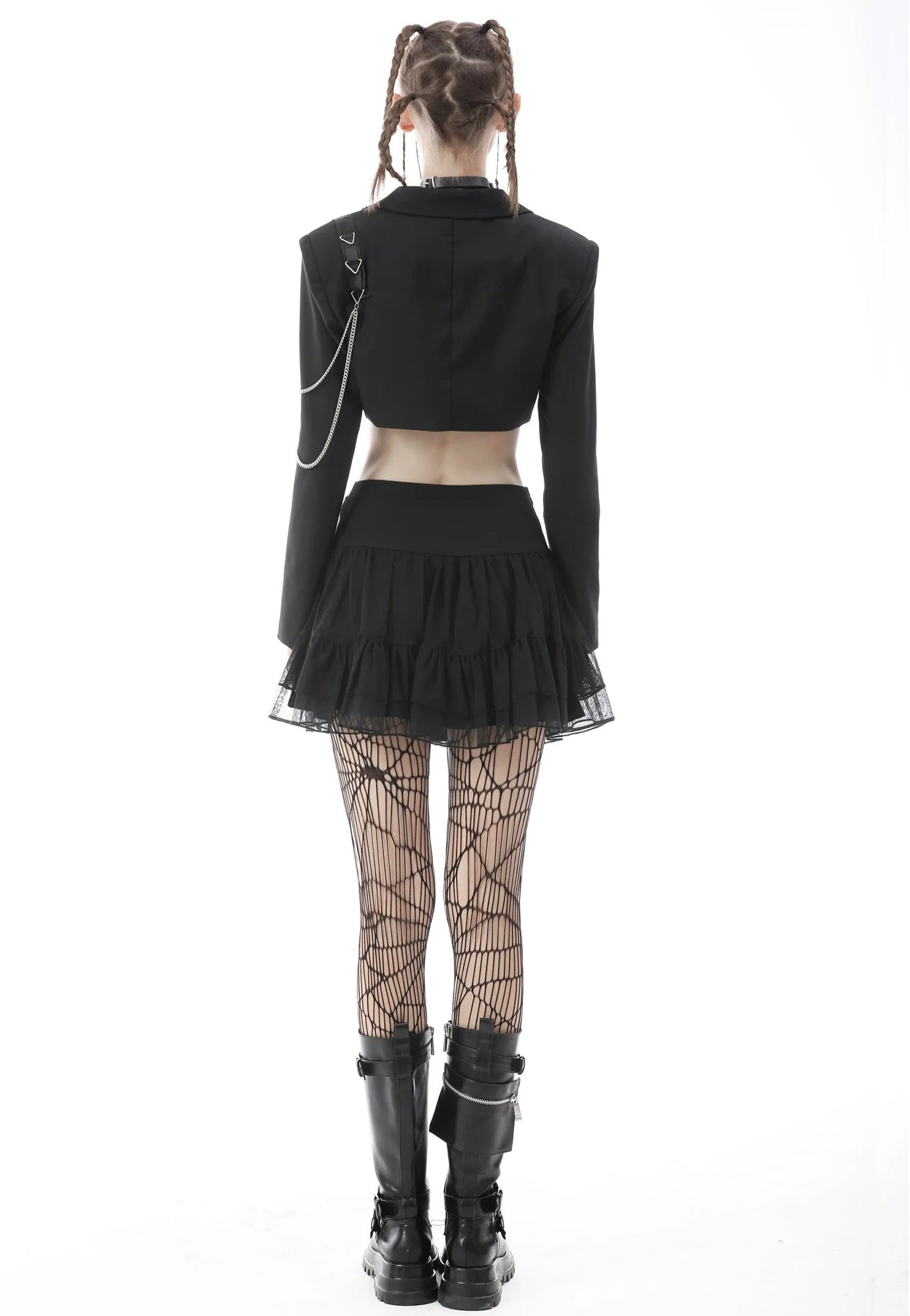 Dark In Love - Devil Magic Sexy Crop Black - Blazer | Women-Image